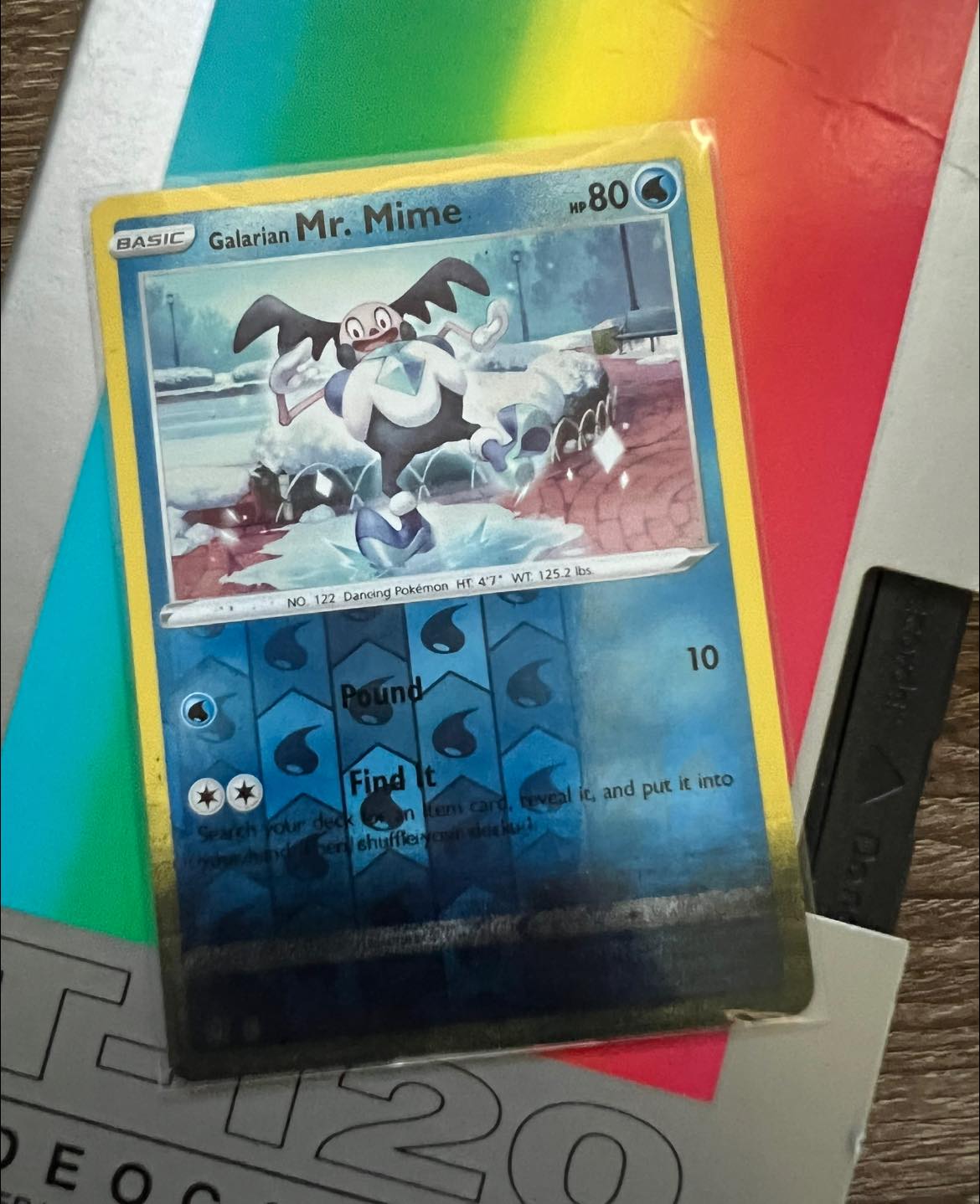 galarian mr mime pokemon card Mr. Rime (036/189) (Thank You Promo) [Sword & Shield: Darknes Colorless Icy Snow (30) Weakness Metal 2 Resistance None None Retreat Cost Pokemon Trading Card Game Crown