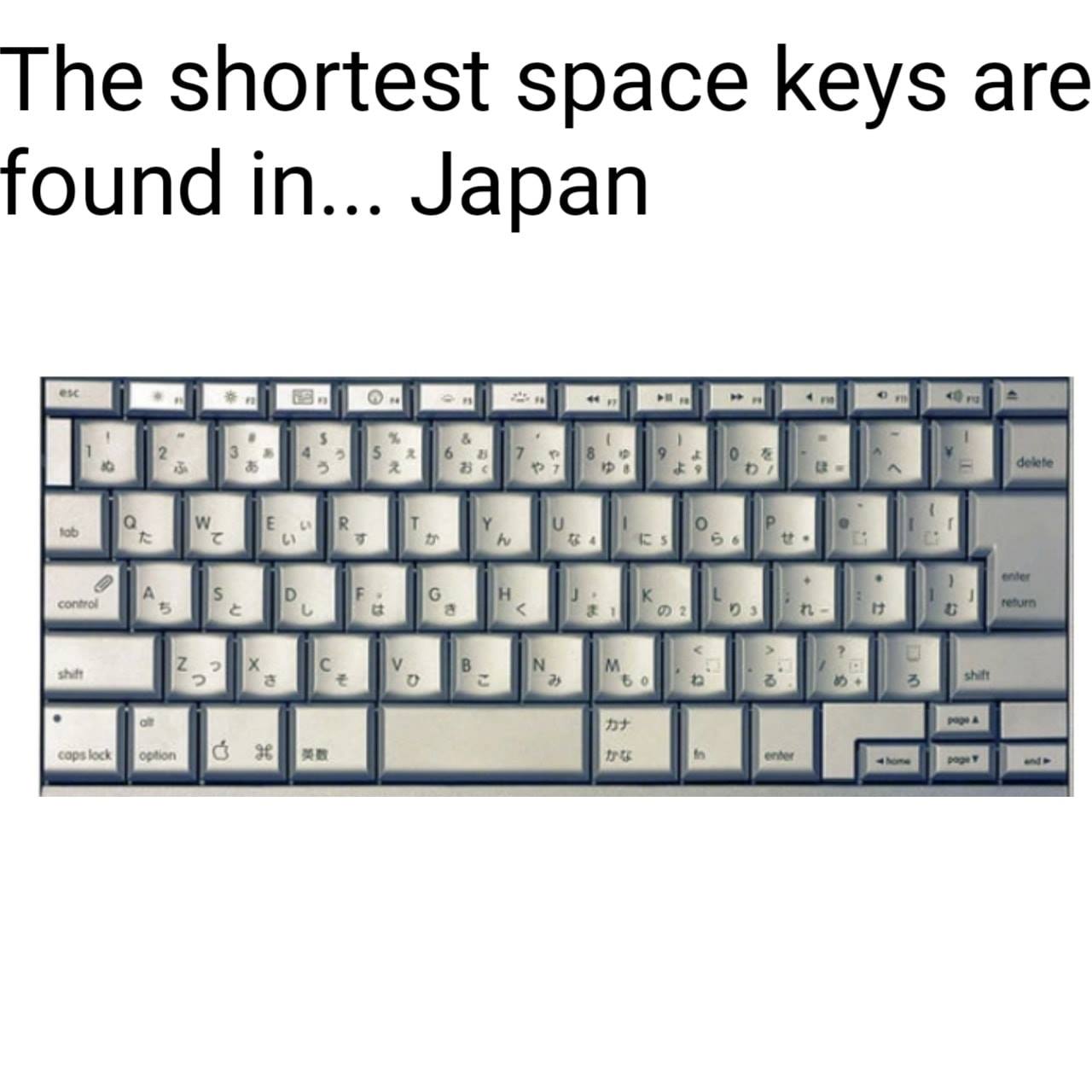 Tiny Space Bar On Japanese Keyboards Amazon.com: Japanese Style Big