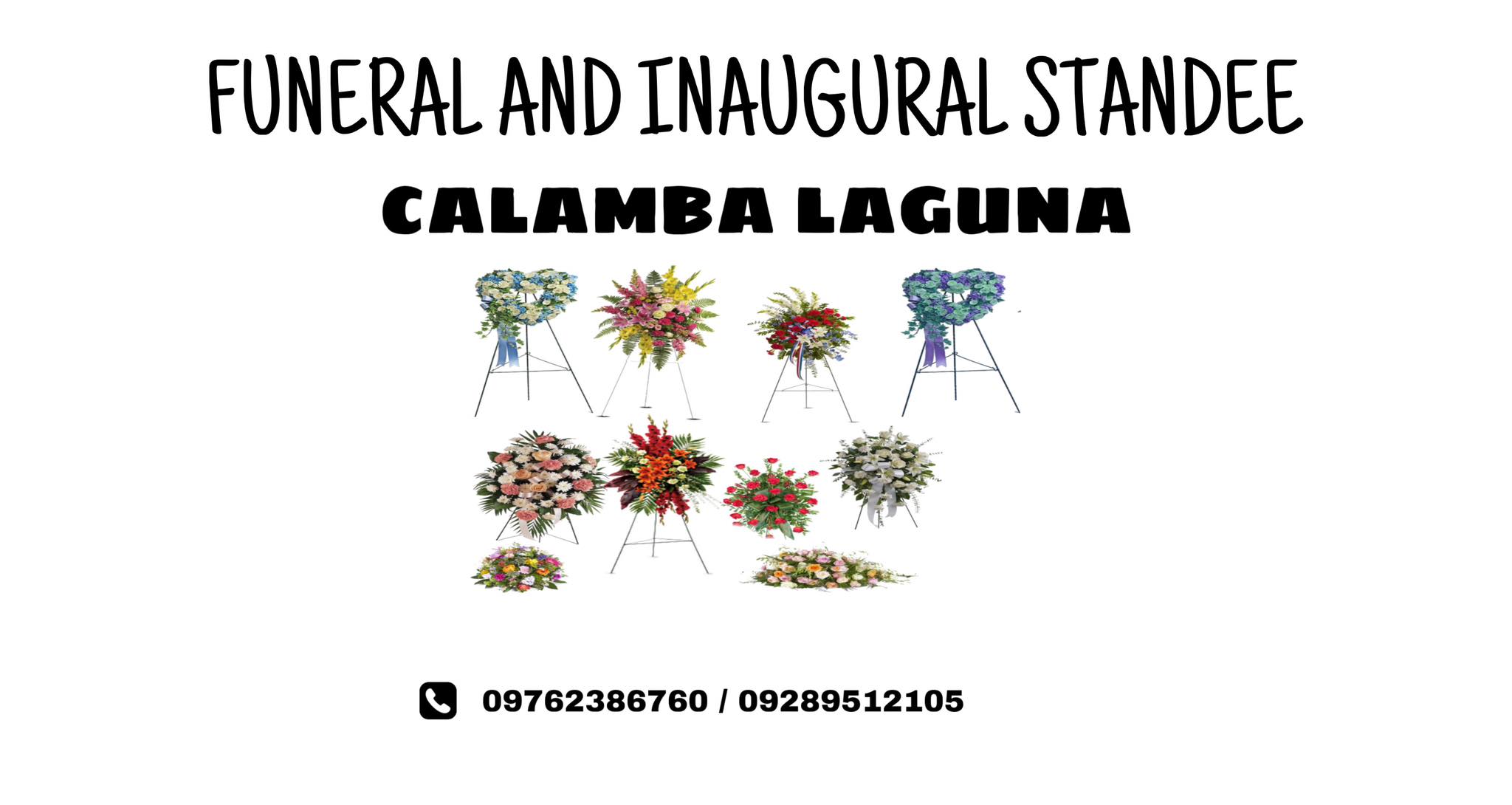 Funeral and Inaugural standee Laguna | Calamba