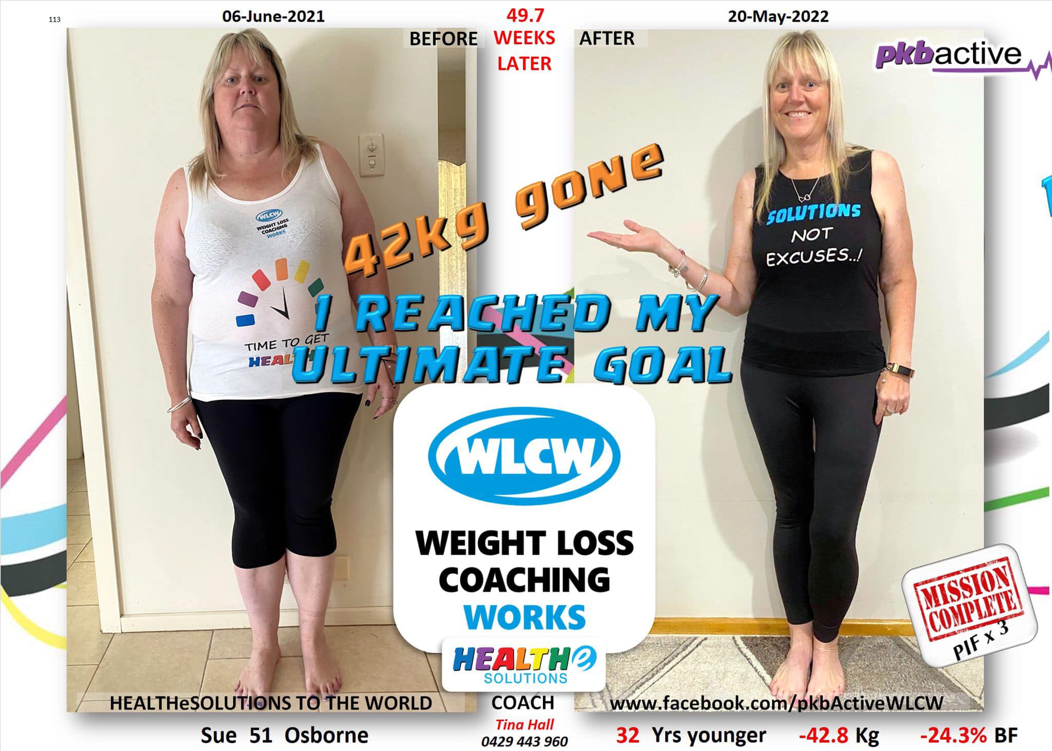 PkbActive - What a legend, 42 kg down and reaching your... | Facebook