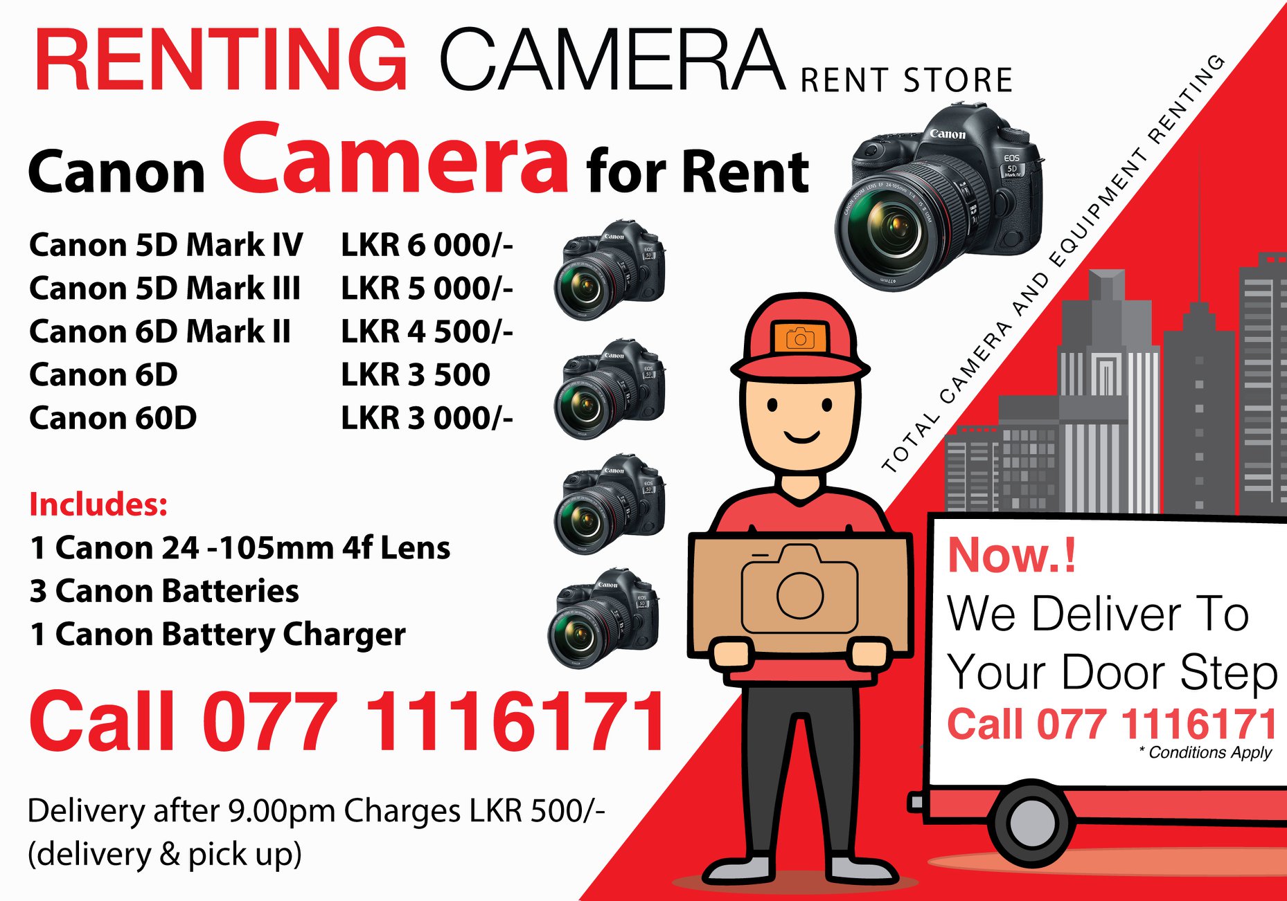 Renting Camera | Wattala