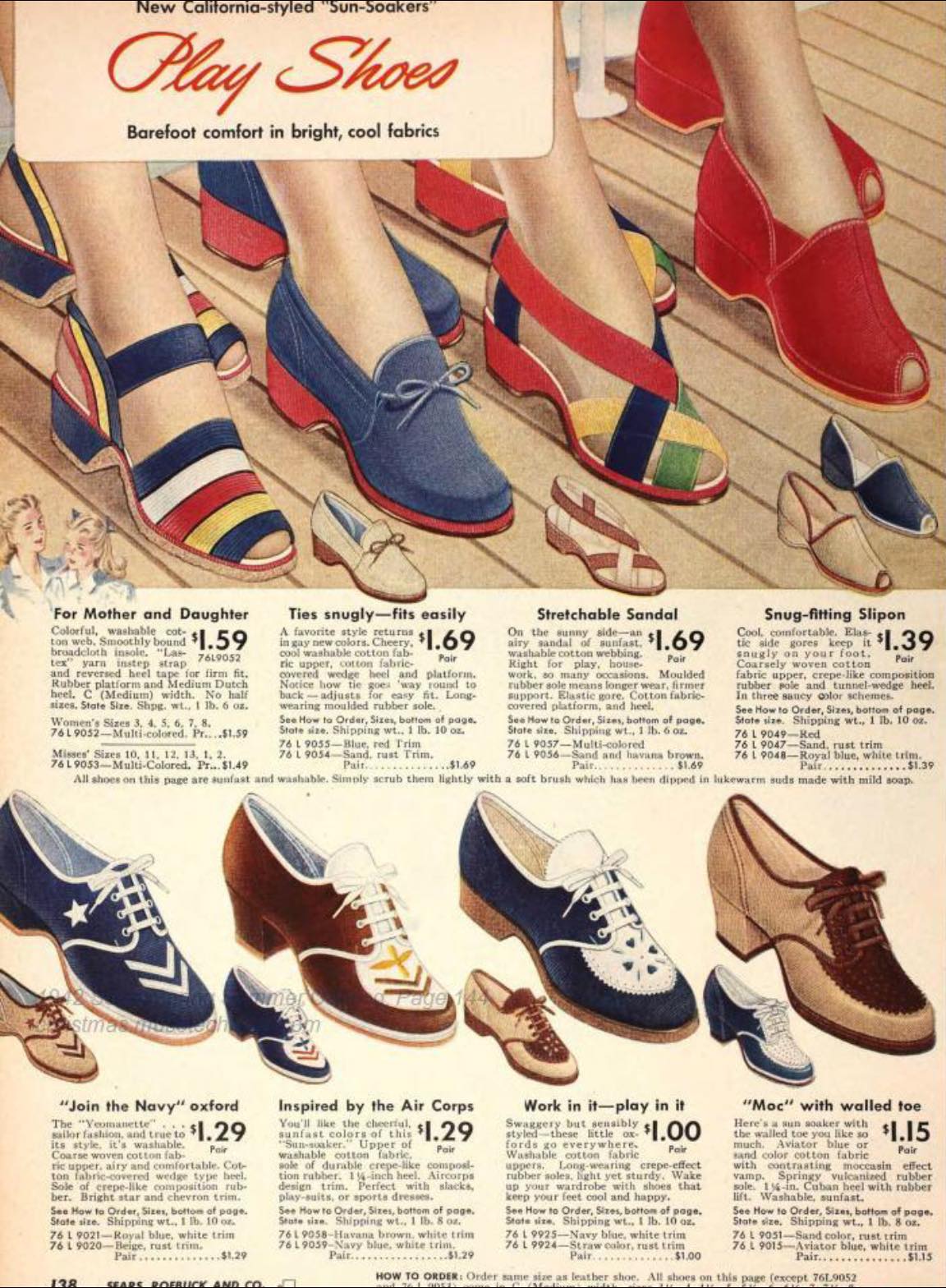 1942 SEARS catalog. When you see these, you think of what?