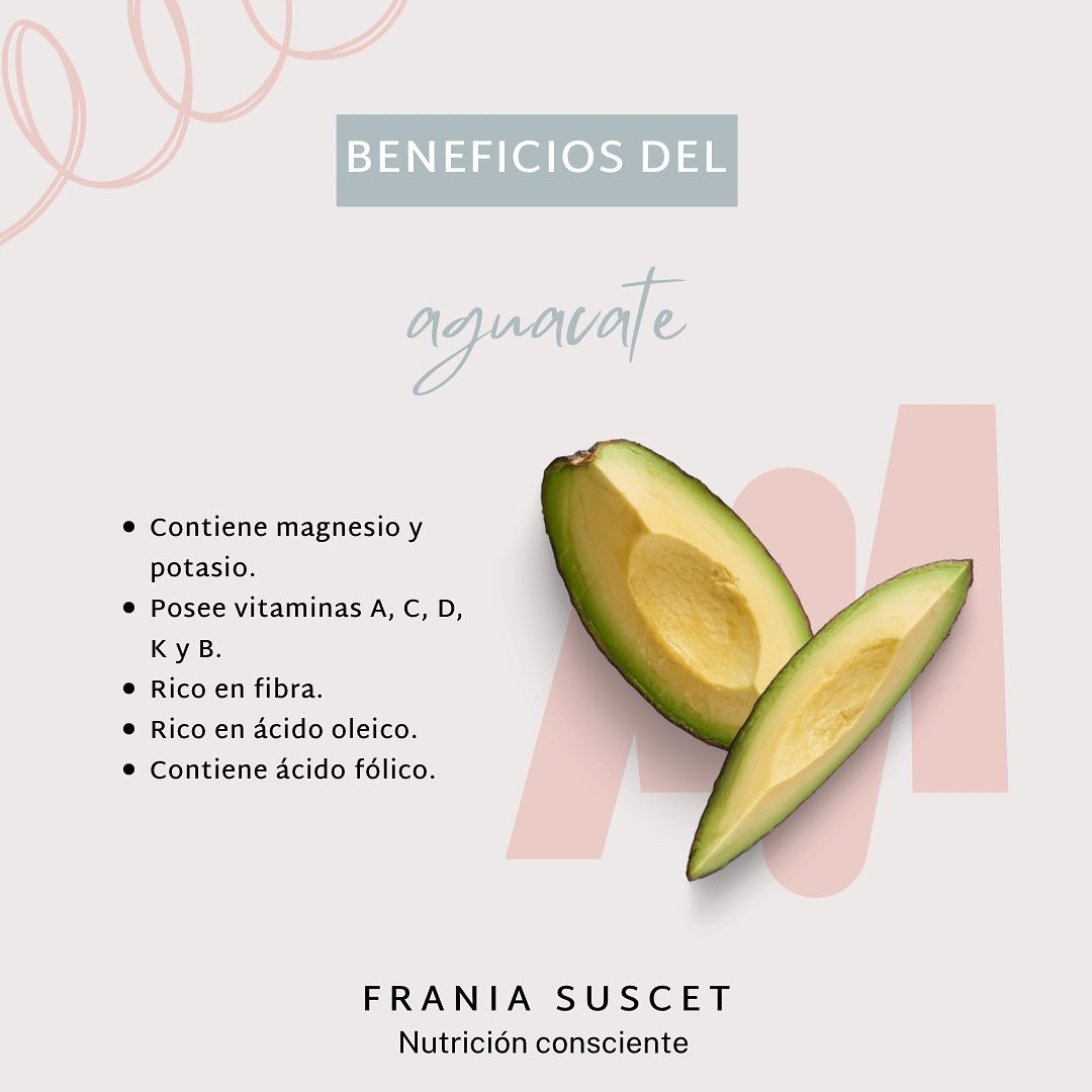 El aguacate tiene... - L.N. Frania Suscet hernandez ayala