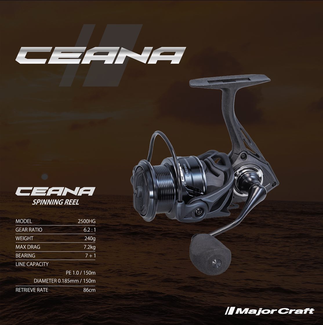 Majorcraft Ceana reels replenished! One of most value for money