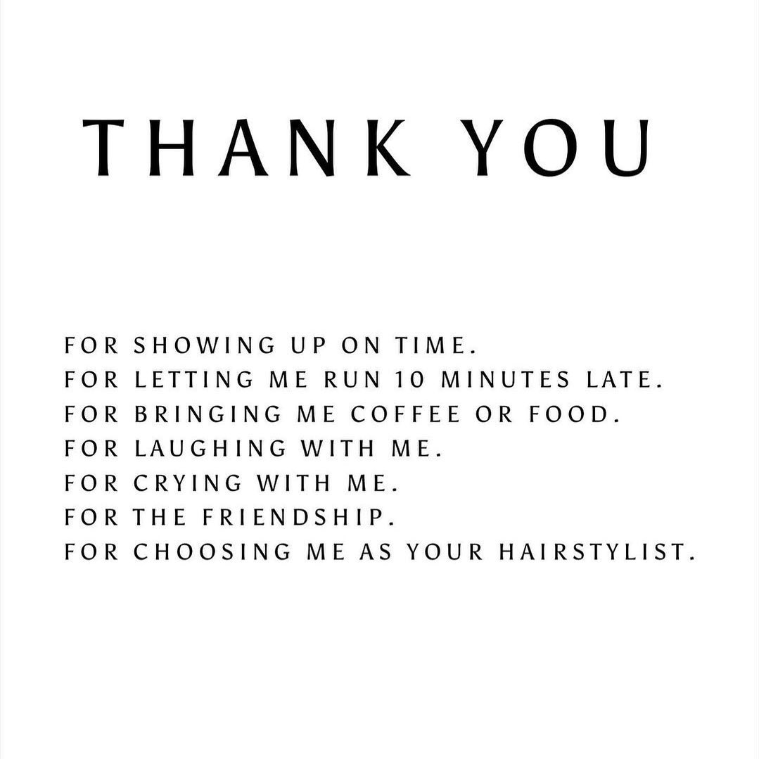Beauty - Tag a client whom you are thankful for! 🤍 Credit ...