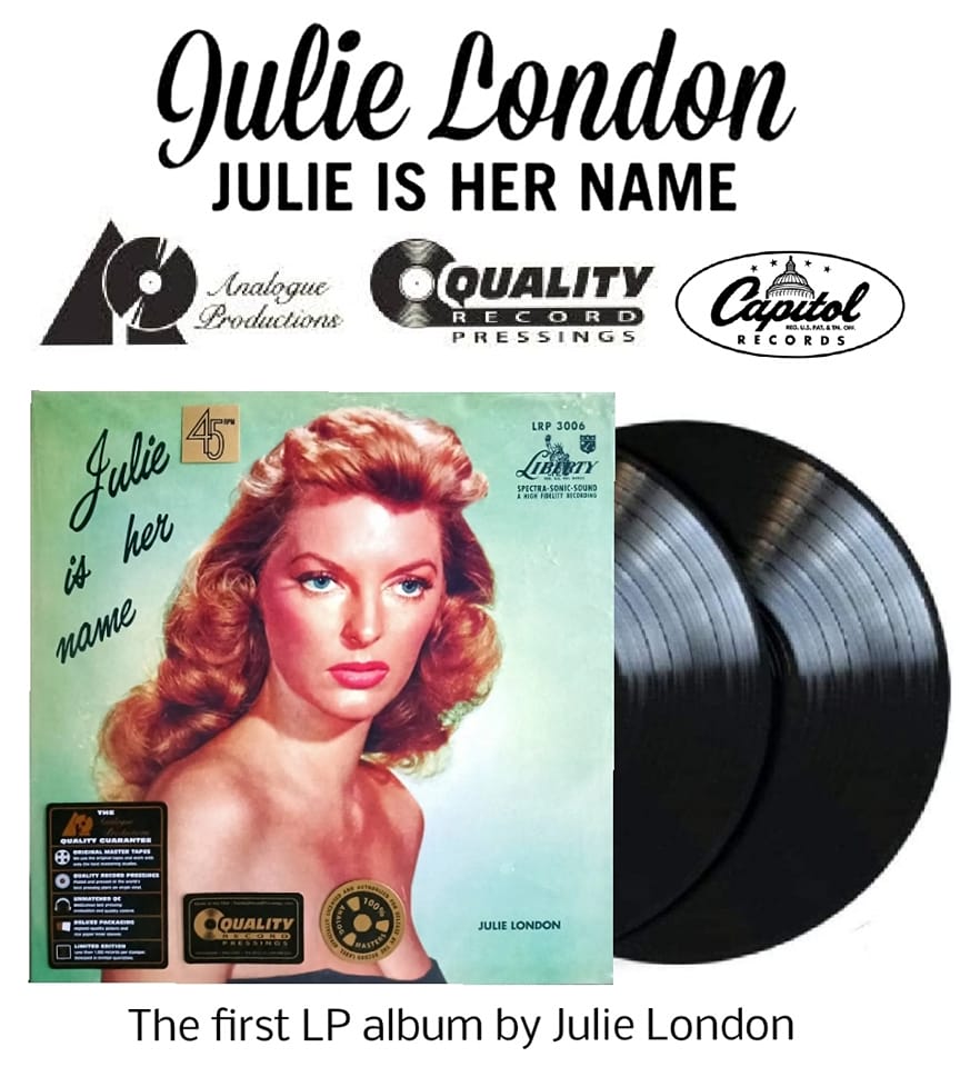 How rare is Julie London's 1960 reissue of 'Julie is Her Name' in