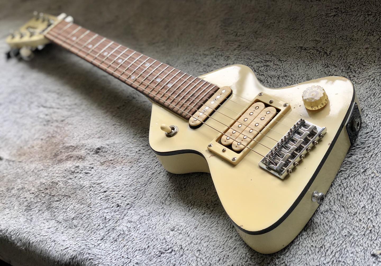 Back to the Future fan builds replica Chiquita guitar