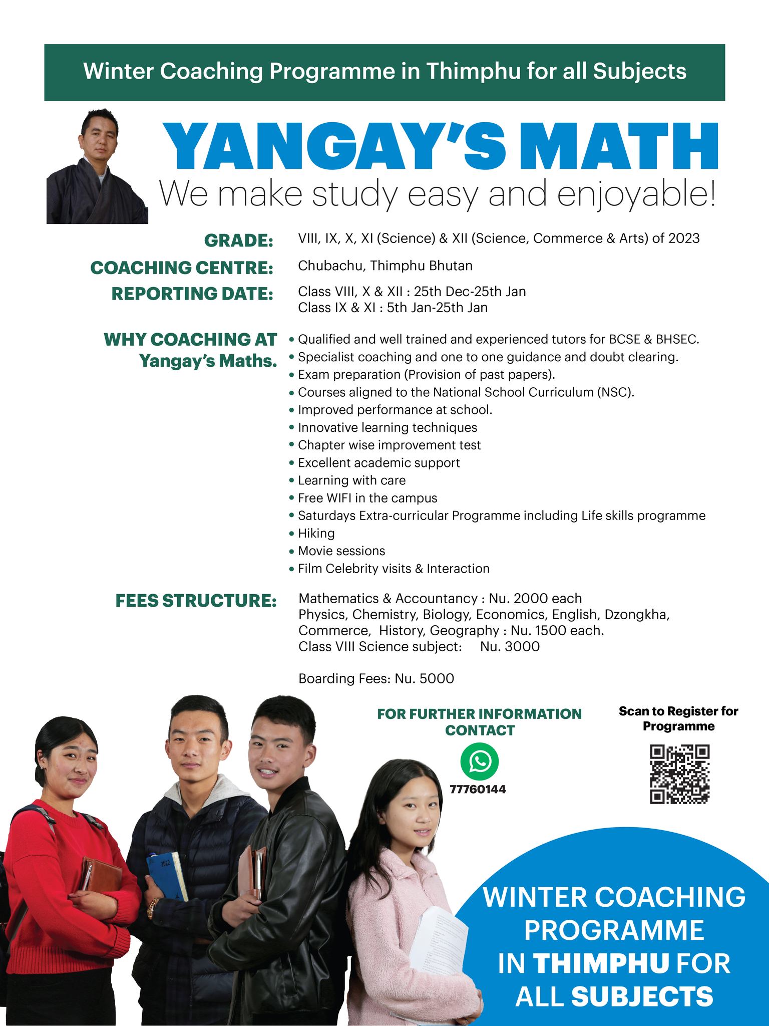 MATHEMATICS BHUTAN | 𝐖𝐢𝐧𝐭𝐞𝐫 𝐂𝐨𝐚𝐜𝐡𝐢𝐧𝐠 𝐢𝐧 𝐓𝐡𝐢𝐦𝐩𝐡𝐮 𝐟𝐨𝐫 𝐚𝐥𝐥 𝐭𝐡𝐞 𝐬𝐮𝐛 ...