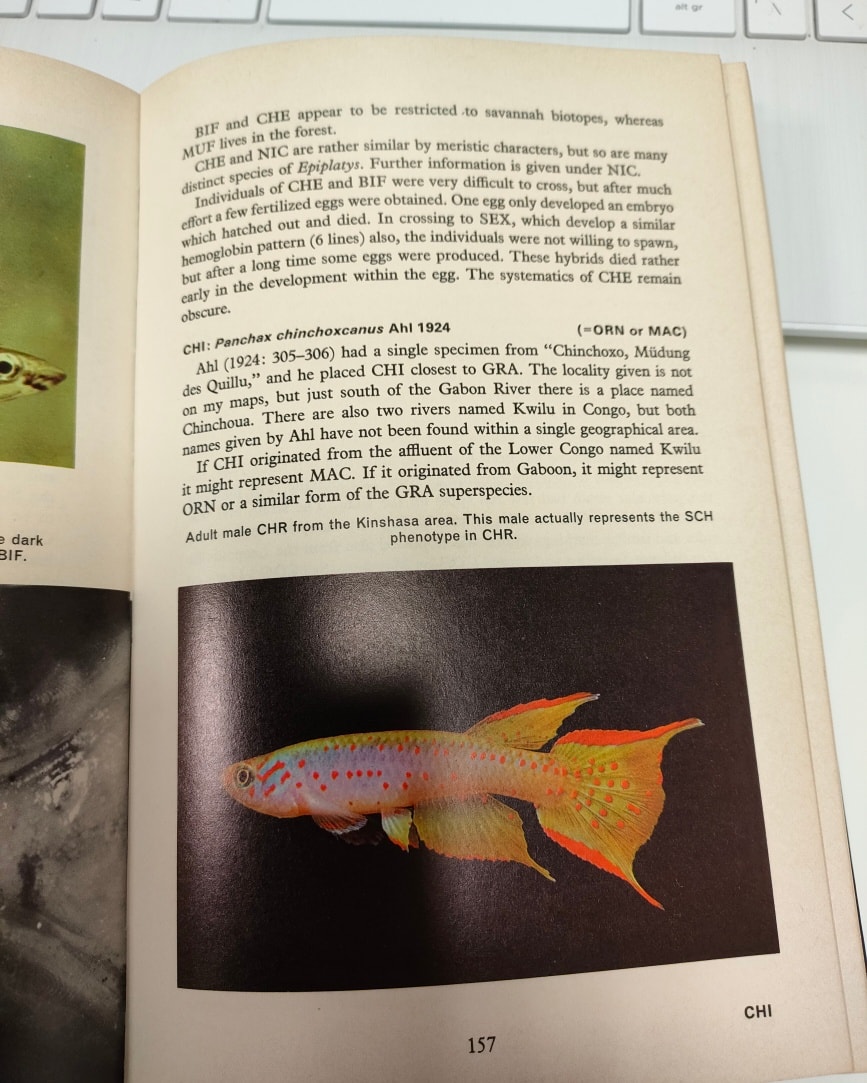 I have an extra copy of Jorgen Scheel's classic killifish' book