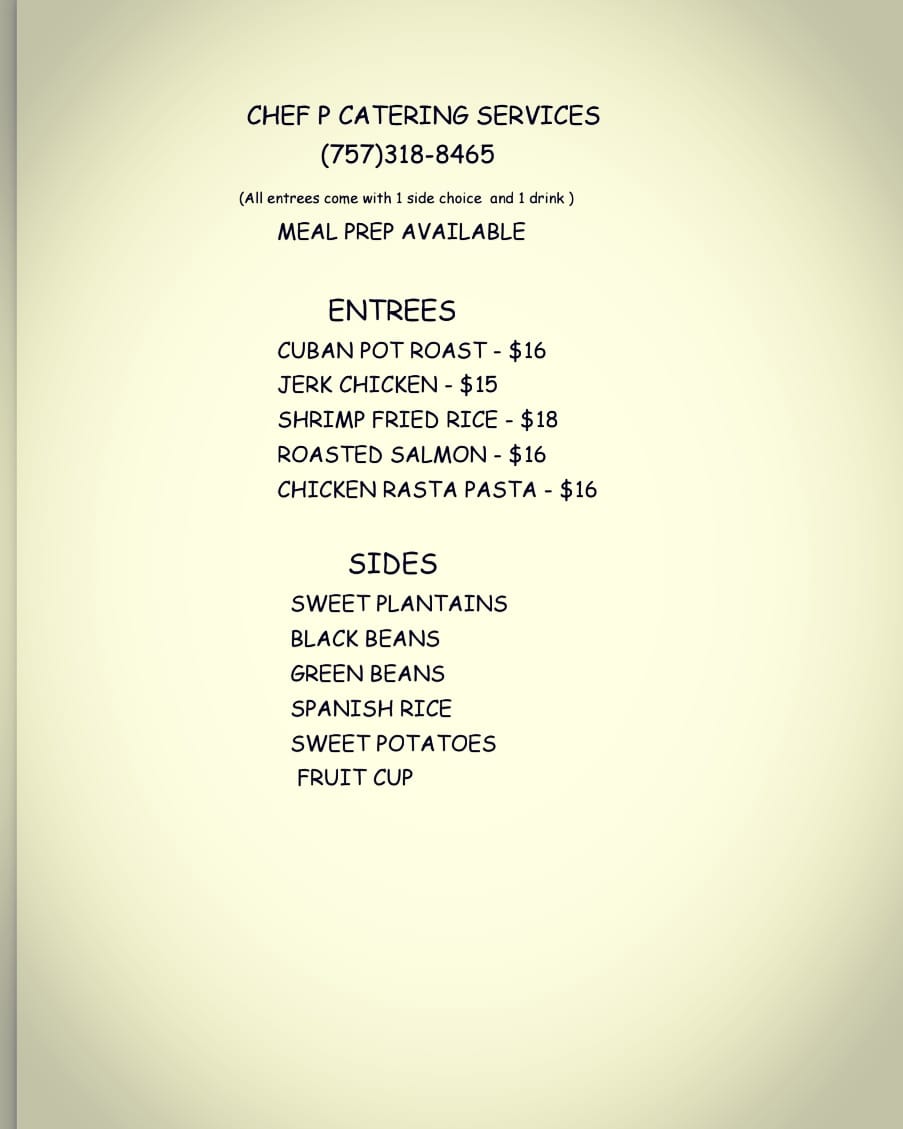 Chef P Catering Services | Virginia Beach VA