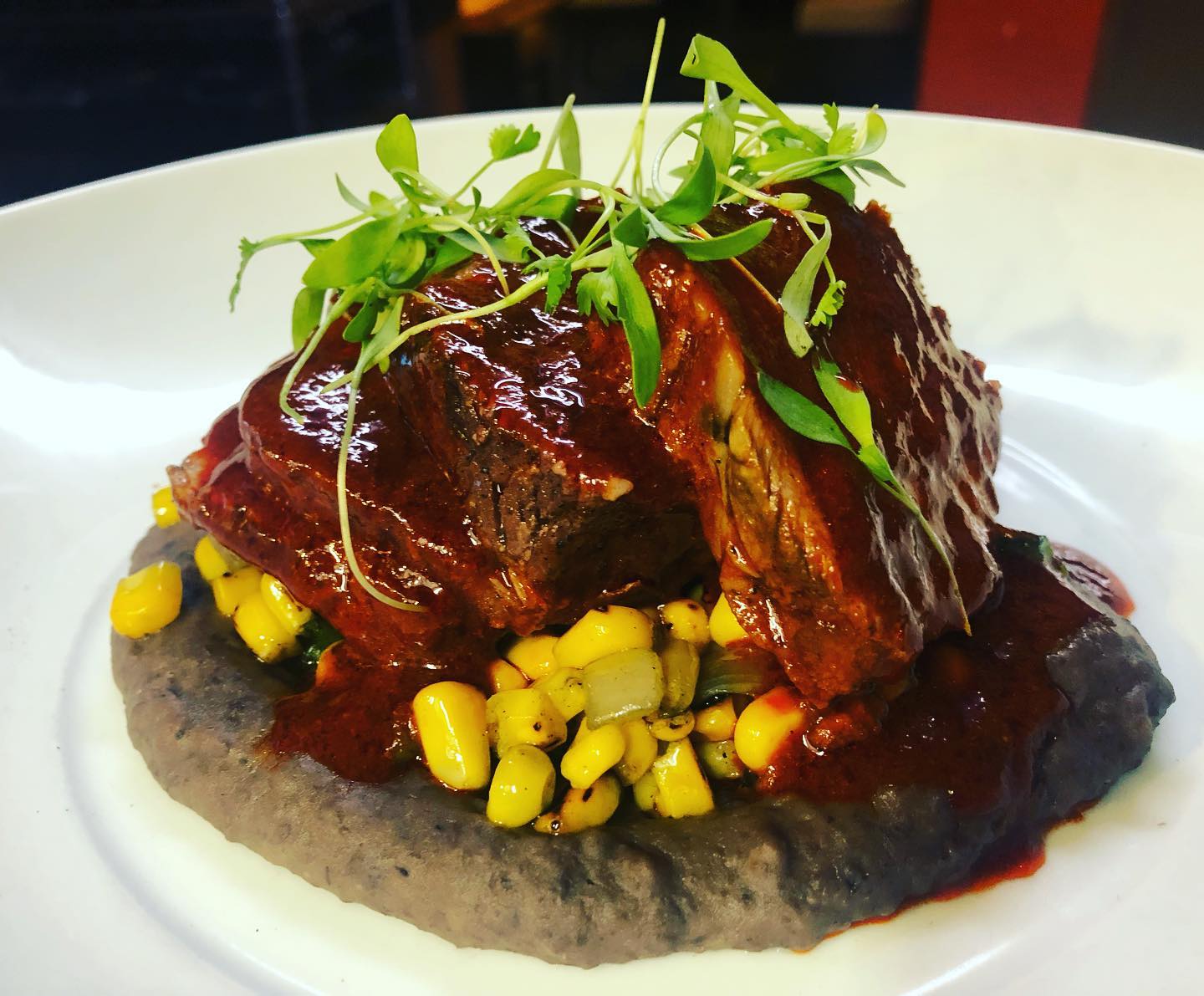 Short Rib chile colorado . Braised... - Placita-Riverside