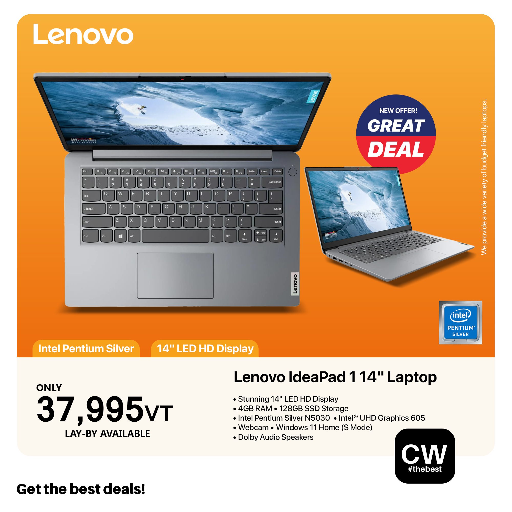 Excellent condition! Dynabook B3/L 7th Gen Core i3 [404]