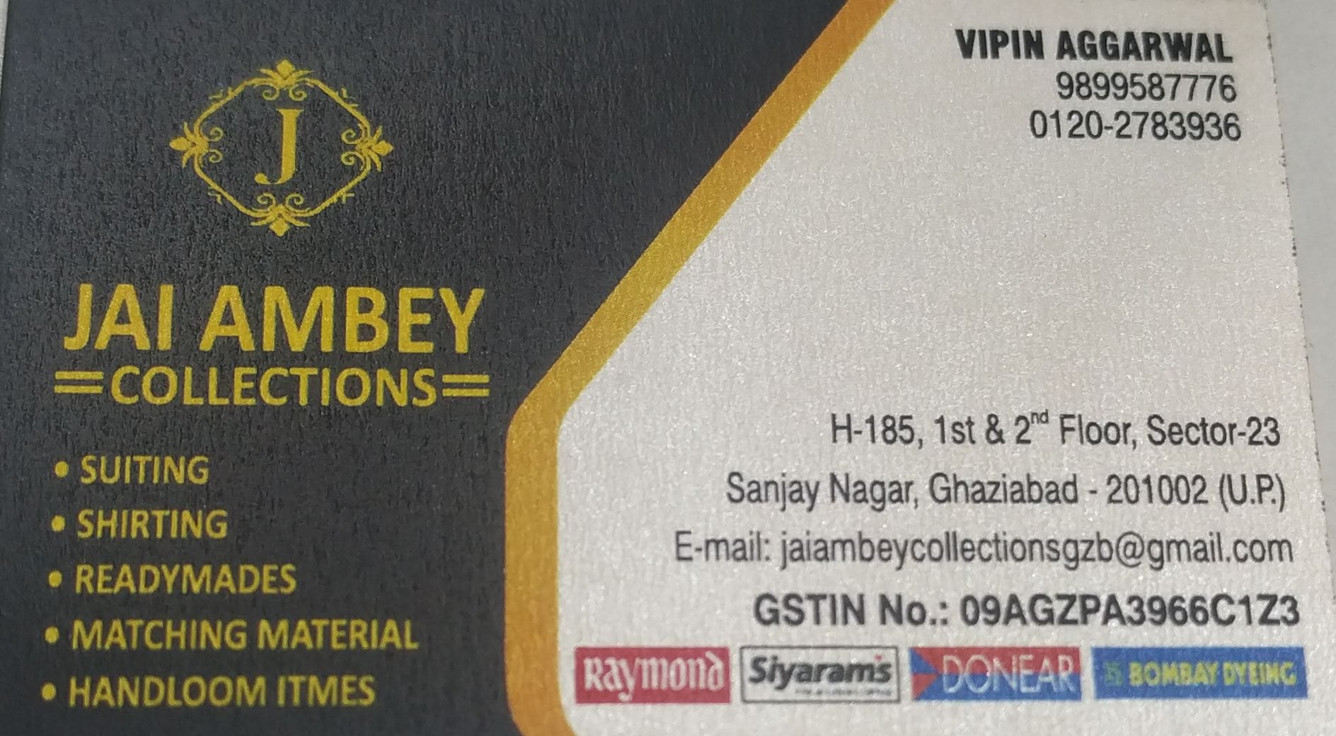 Jai Ambey Collections | Ghaziabad