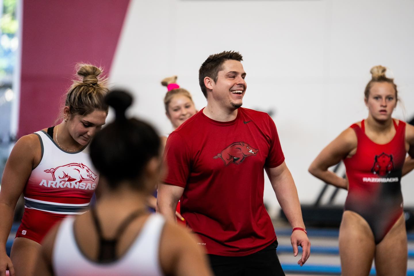 Celebrating Chris the only... - Arkansas Razorback Gymnastics
