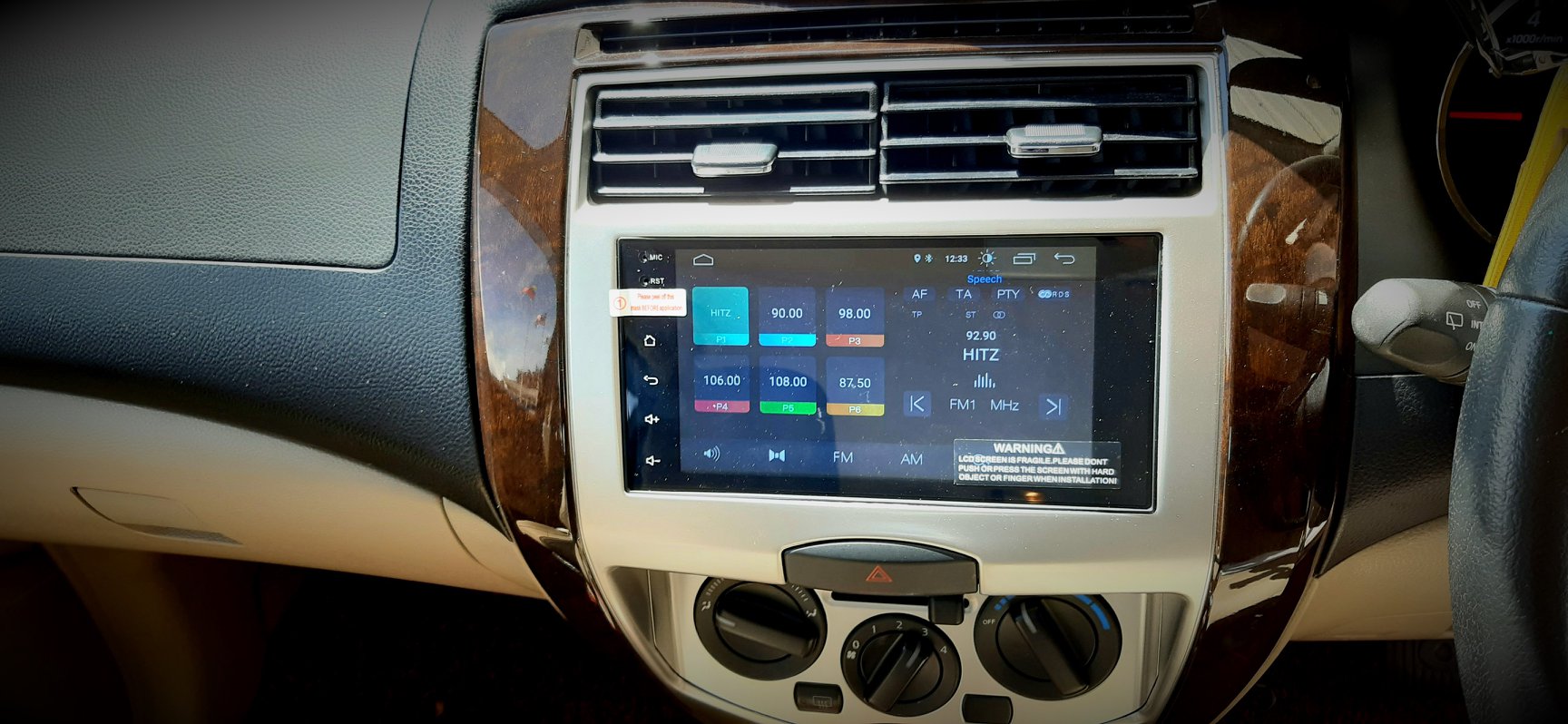 TCAT - Installed TCAT Android AVN on Grand Livina