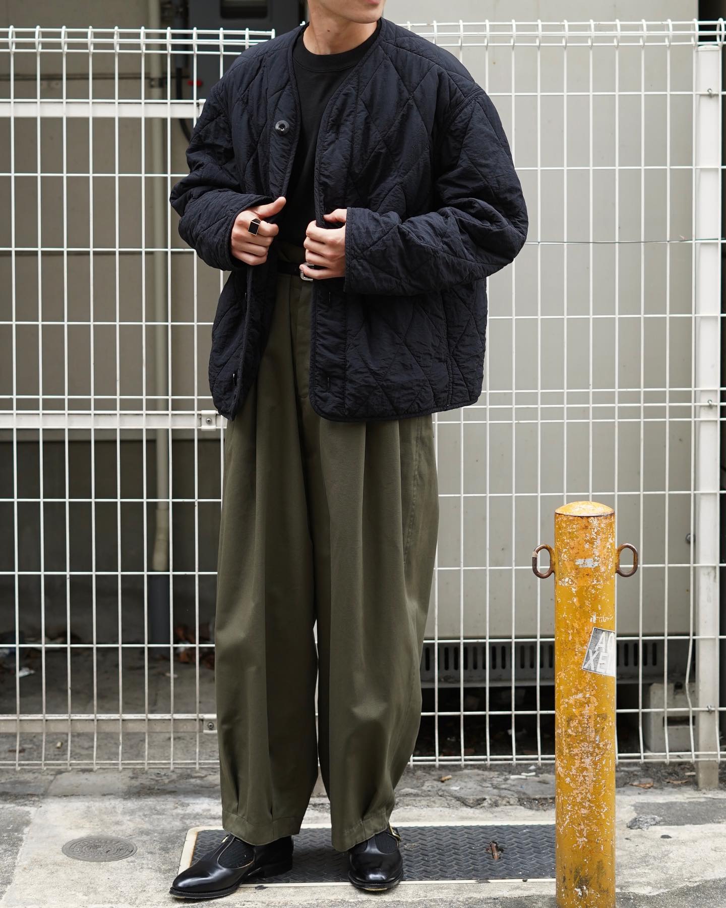 OAMC】 model. COMBAT LINER col. BLACK size. XS, S, M ¥132000 