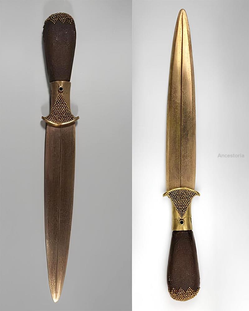 Ancient Revealed | Behold the 4,500-year-old gold dagger, a stunning ...
