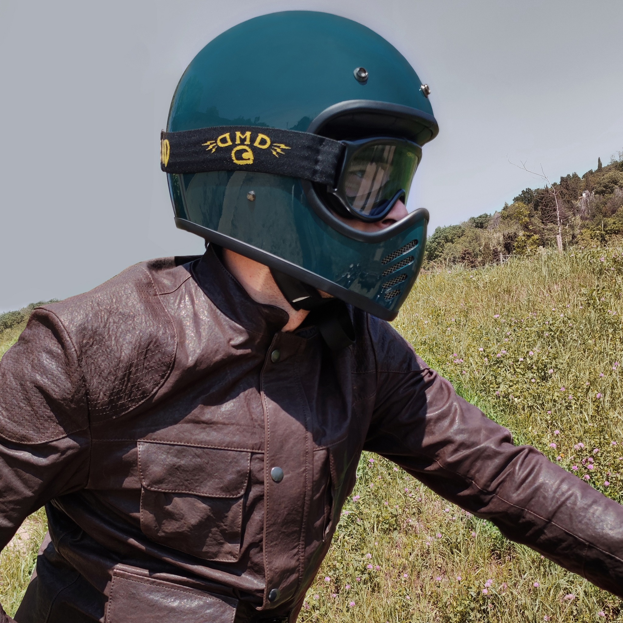 dmd seventy five waves motorcycle helmet SEVENTYFIVE GOGGLE  Strath Moto SEVENTYFIVE CREAM - Helmet sale