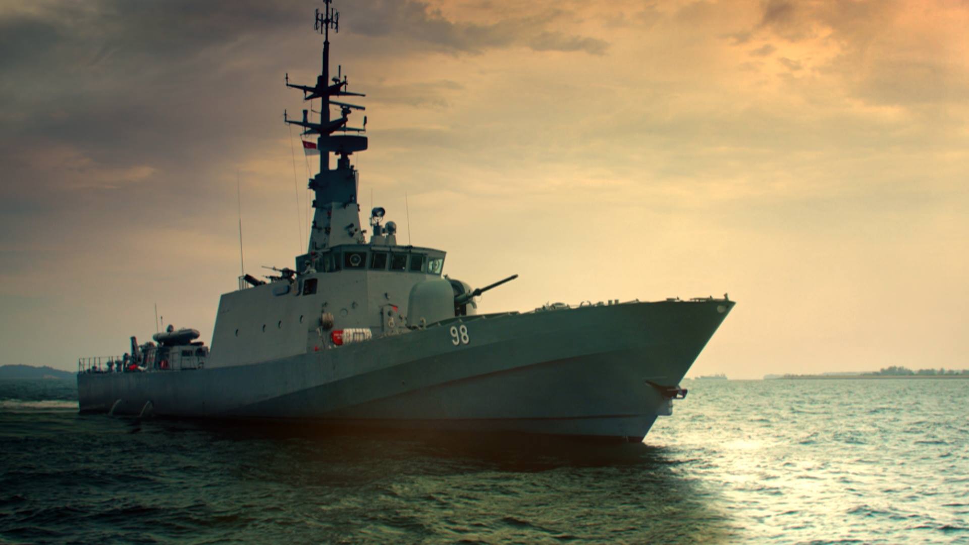 Republic - RSS Daring, our Navy's patrol vessel, in a scene from our ...