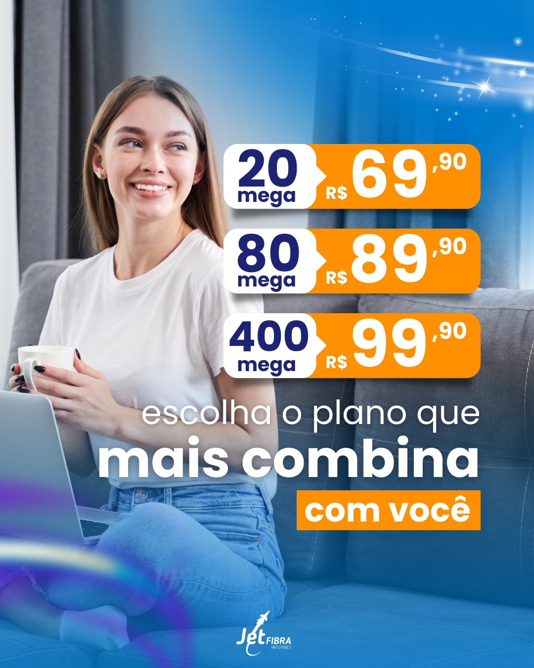 🚀💙 Conexão poderosa para todas as... - Jet Fibra Internet | Facebook