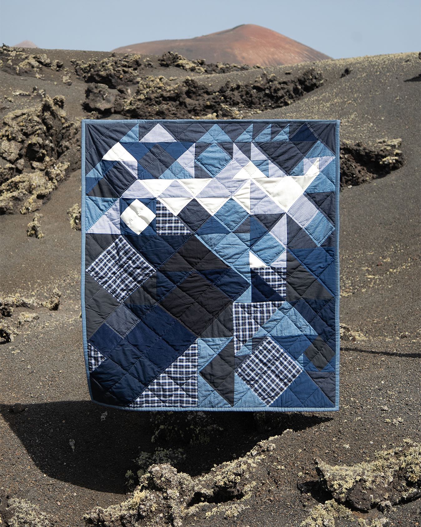 A.P.C. QUILTS ROUND 21 The Anni bedspread quilt in cotton