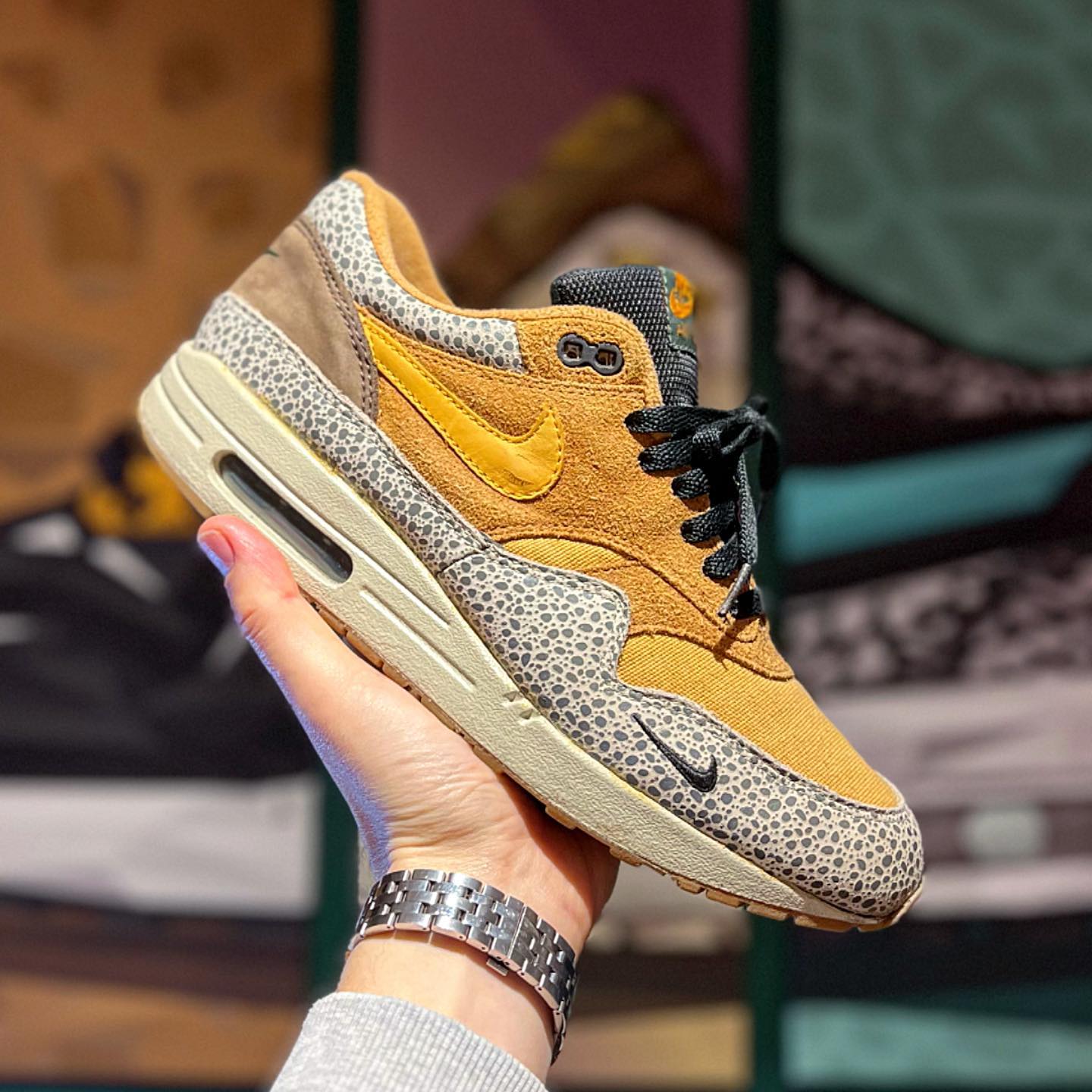 The atmos x Nike Air Max 1 “Animal Pack 3.0 - Giraffe” is one of 