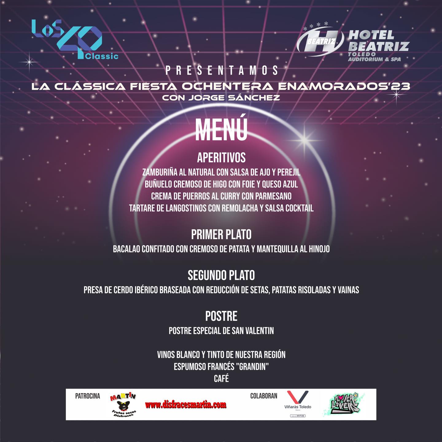🍽️💙 Espectacular menú que tenemos... - Los40Classic CLM