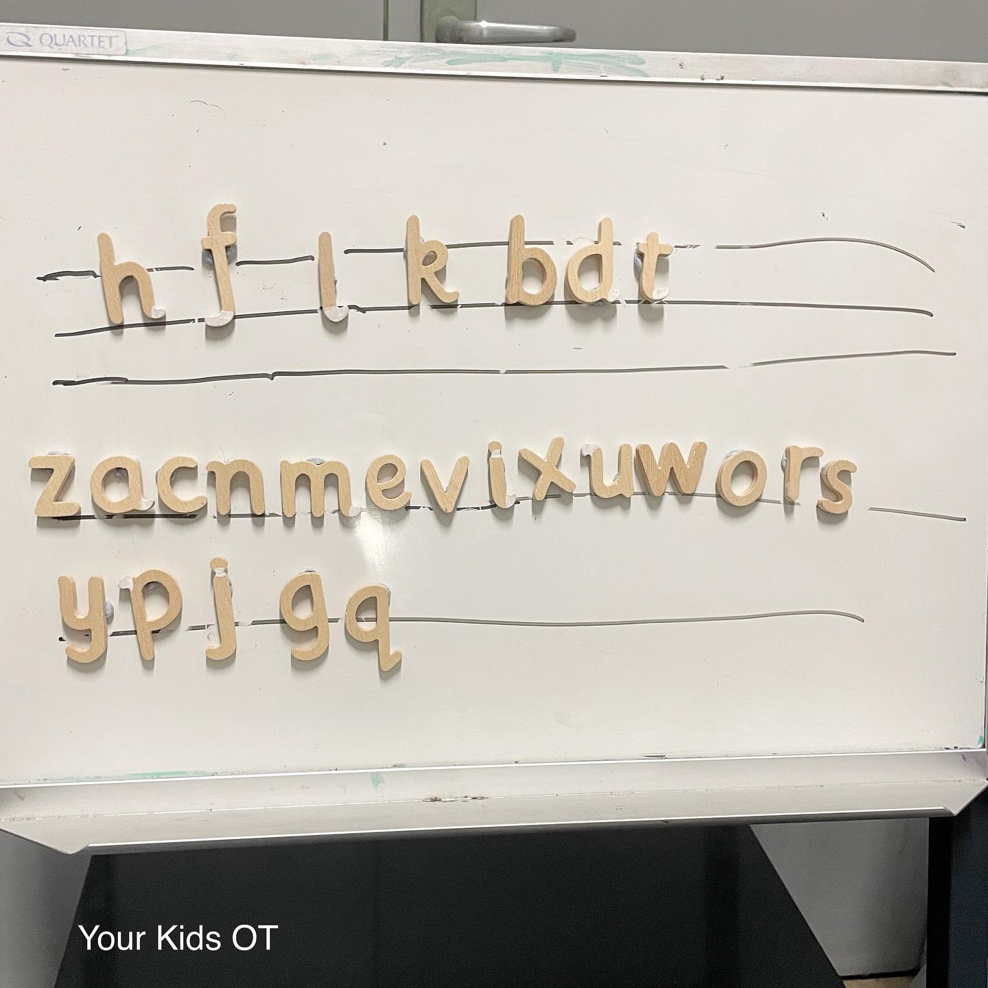 Your Kids OT - LETTER SIZES Grouping letters according to...