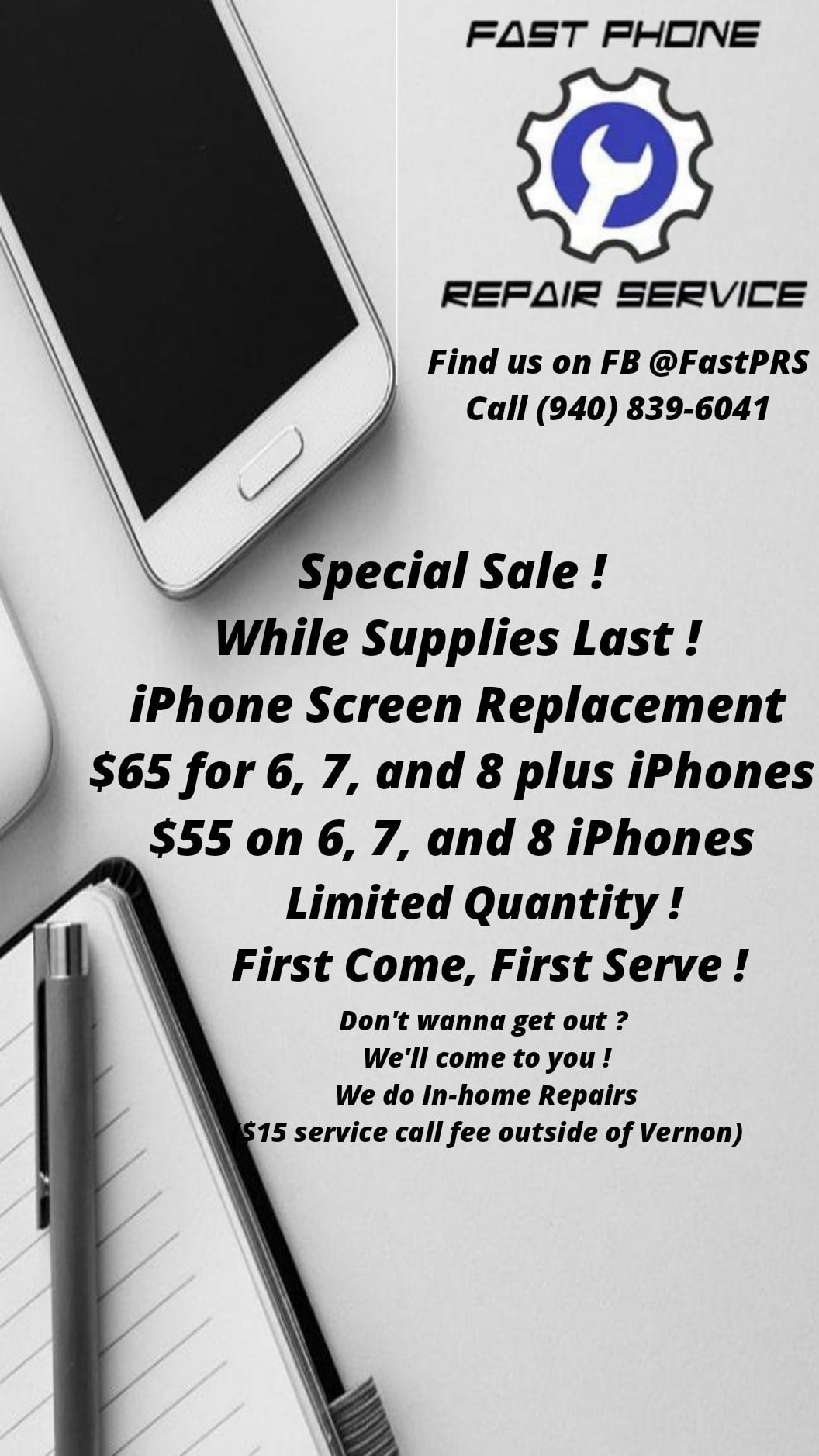 Fast Phone Repair Service | Vernon TX