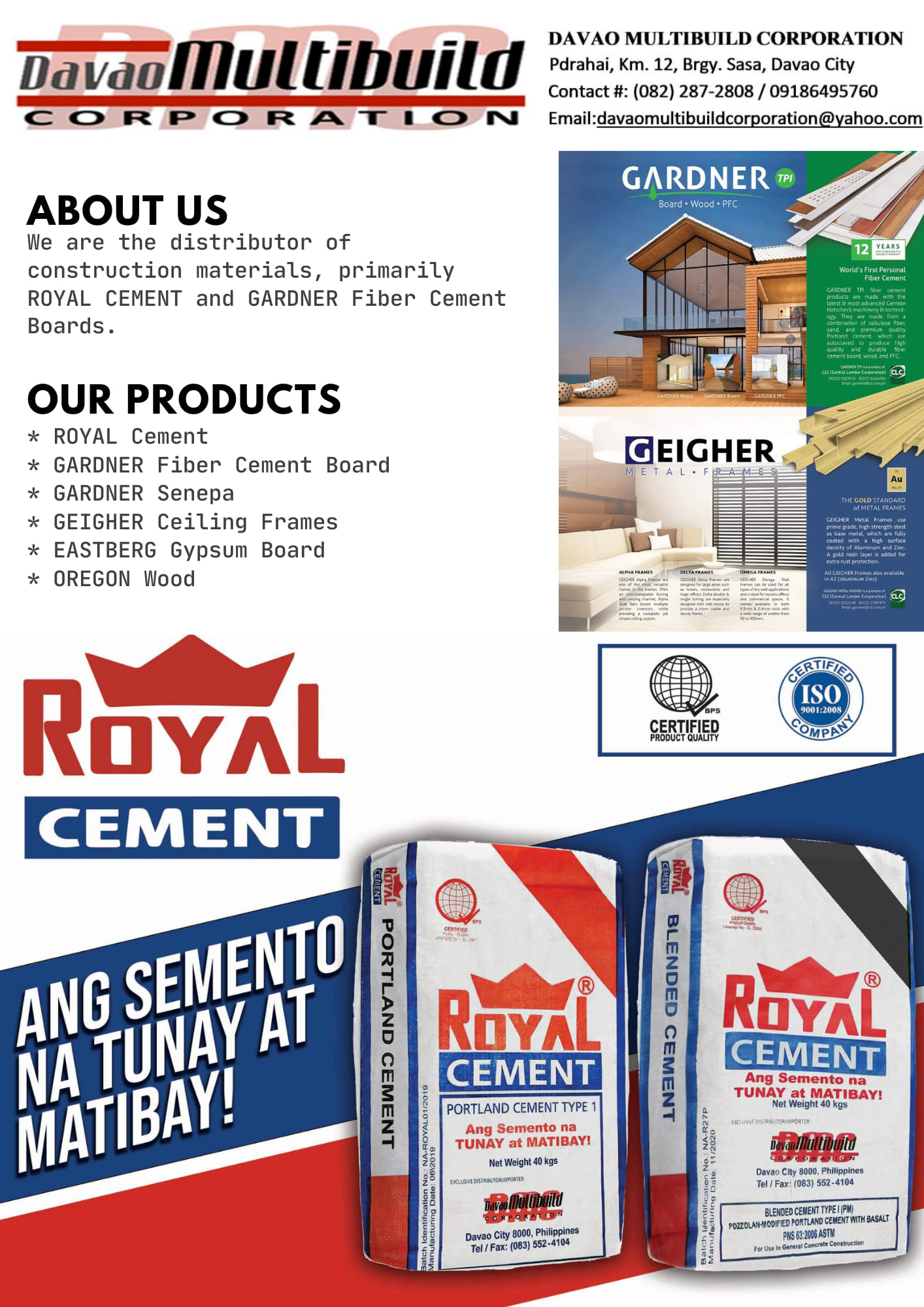 Davao Multibuild... - Davao Multibuild Corporation