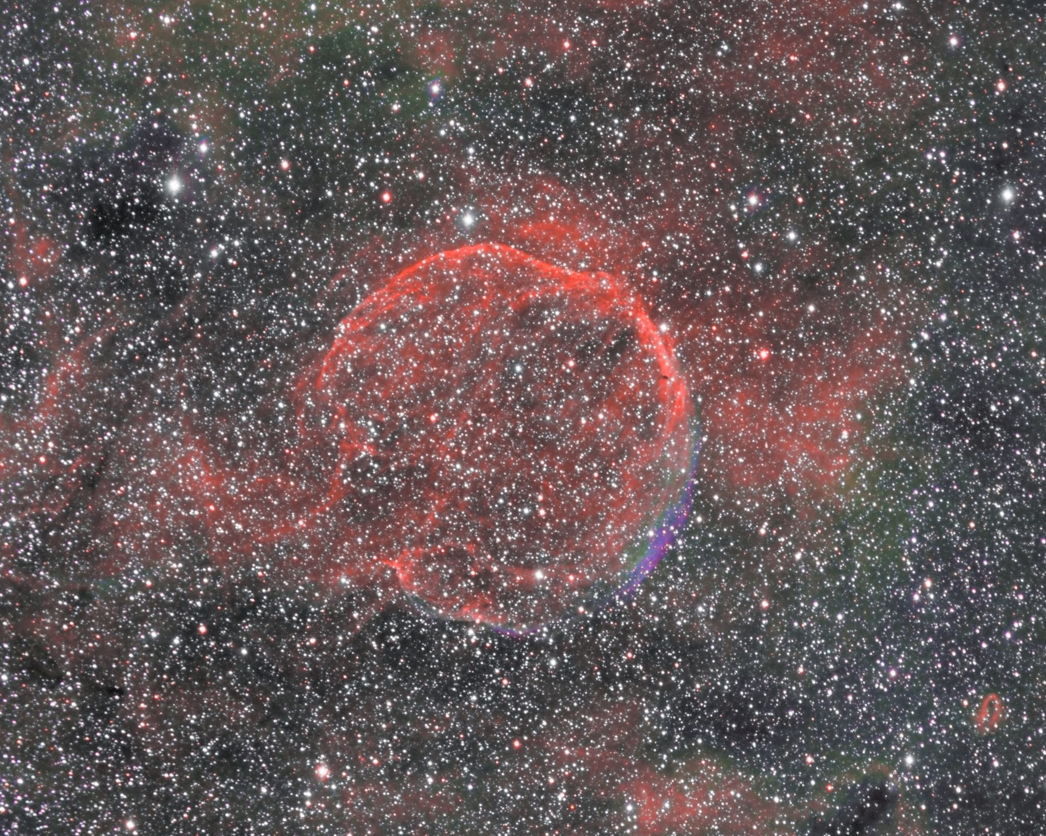 Abell 1656, the coma cluster from Belgium Setup : TS250/1000, zwo