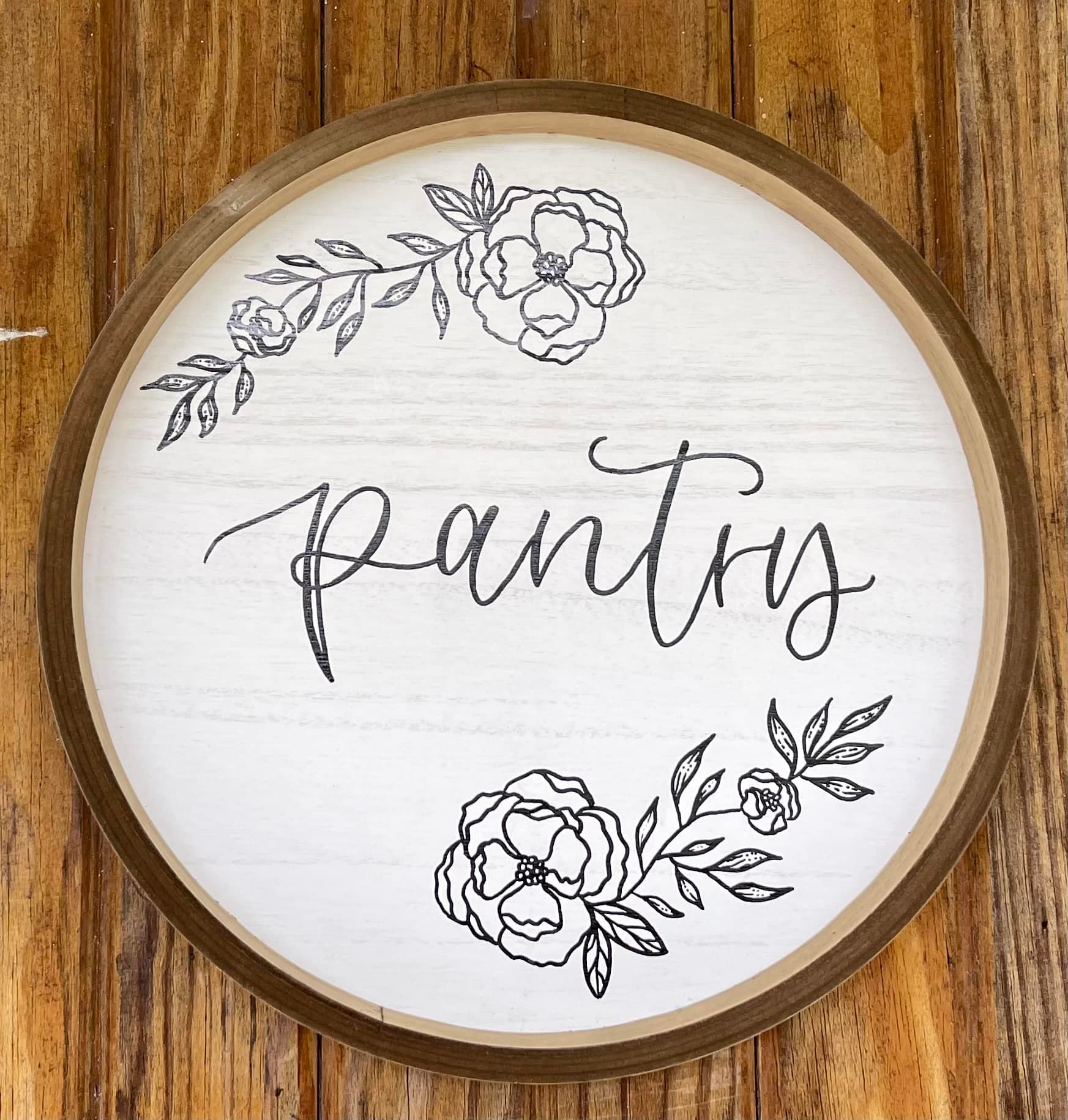 HB Lettering - A little pantry sign I made recently ...