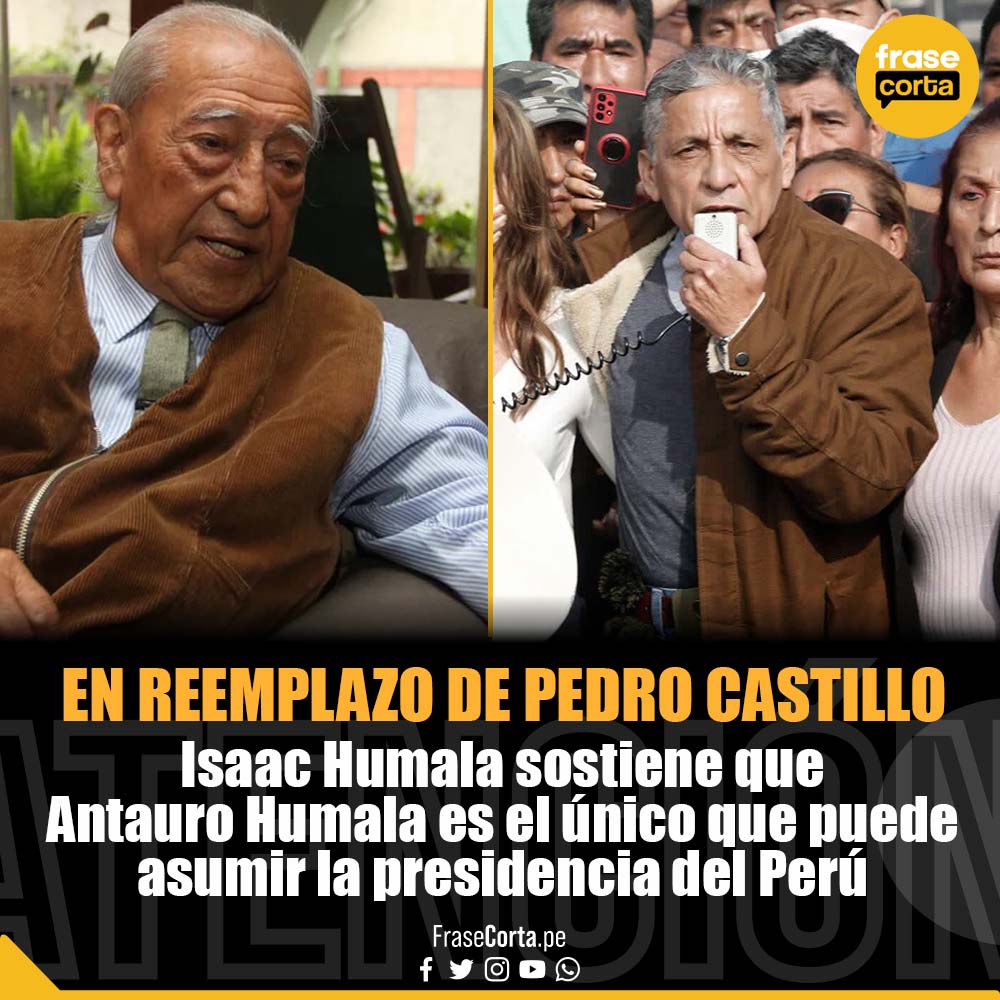Frase Corta - #Nacional || Isaac Humala señaló que su hijo... | Facebook