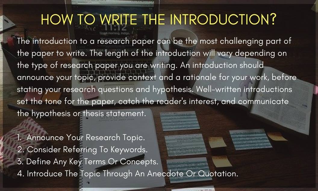 HOW TO WRITE #INTRODUCTION FOR #RESEARCH #MANUSCRIPTS? Mail Your Papers ...