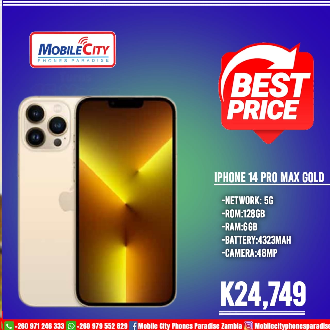 Behold the iPhone 14 Pro Max Gold!