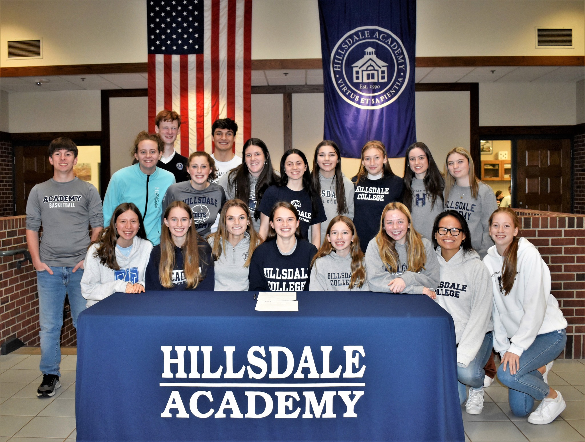 Signing day for Megan Roberts, who has... - Hillsdale Academy