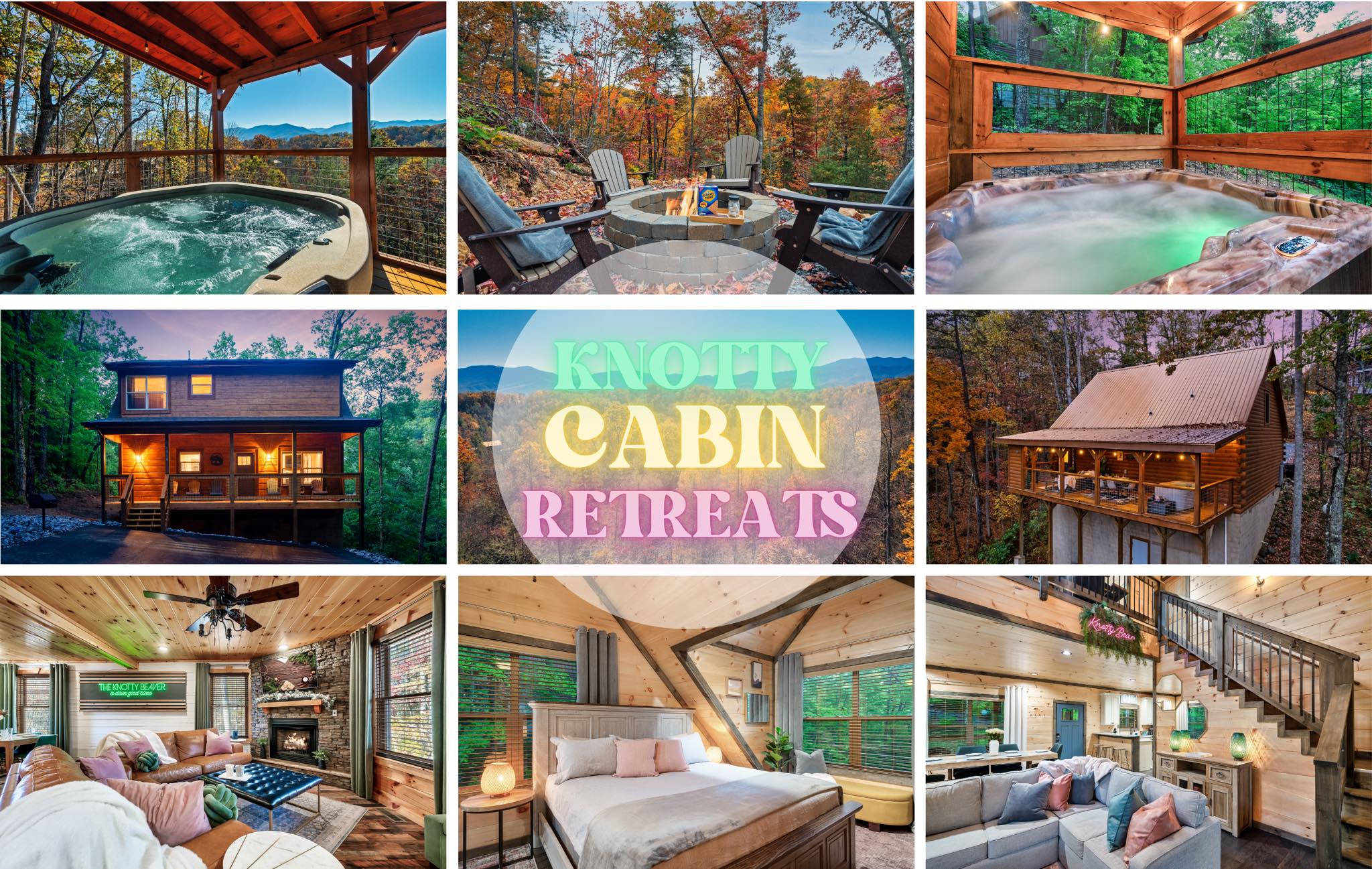 Visual Reference: Knotty Cabin Retreats