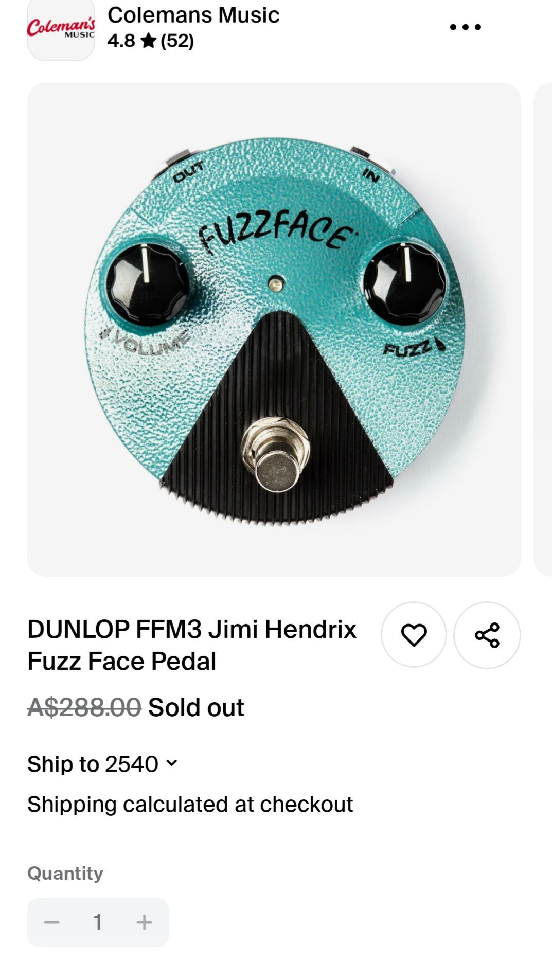 Band of gypsies fuzz face pedal review