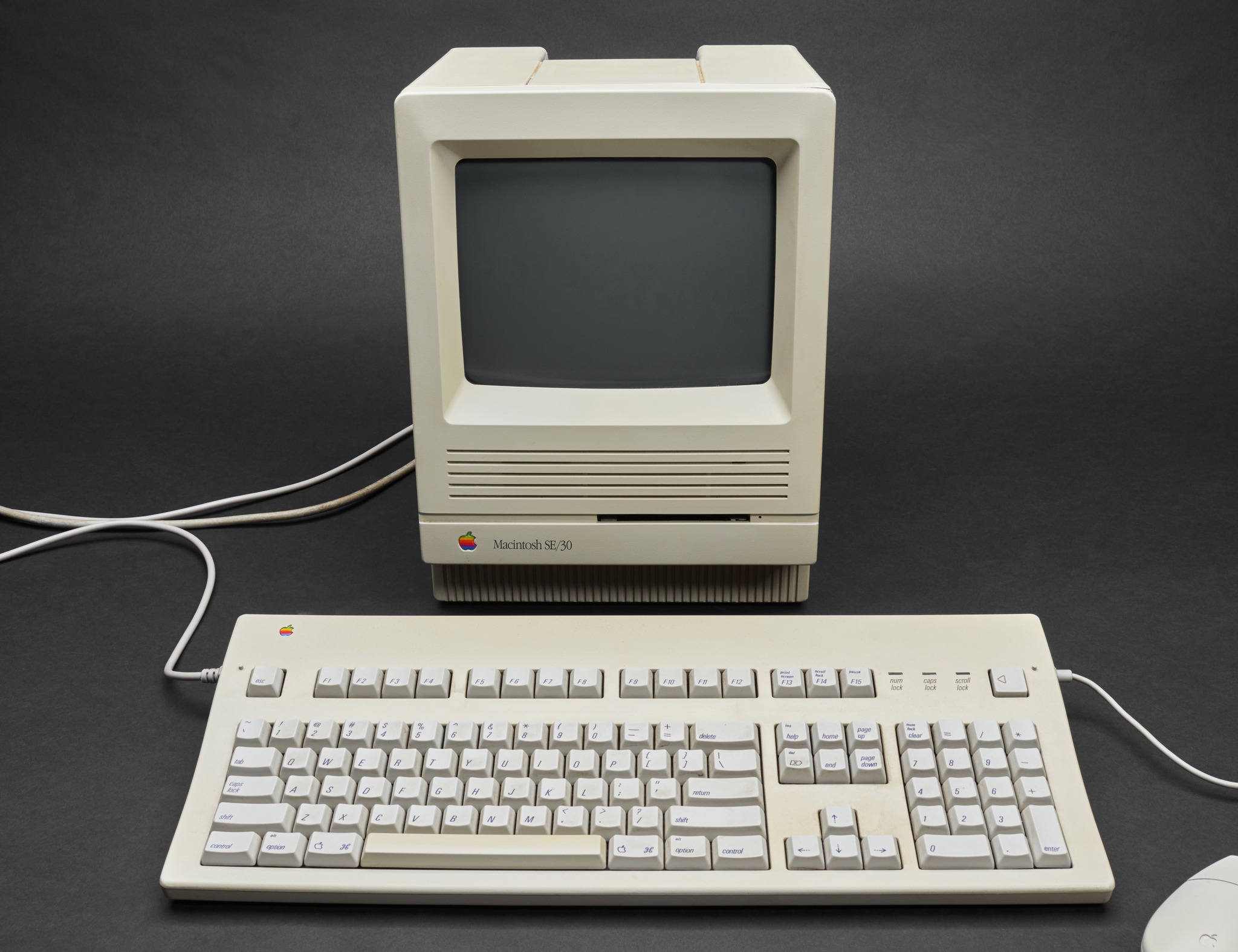 The Macintosh SE/30 (1989-1991) was Apple's fastest compact B&W