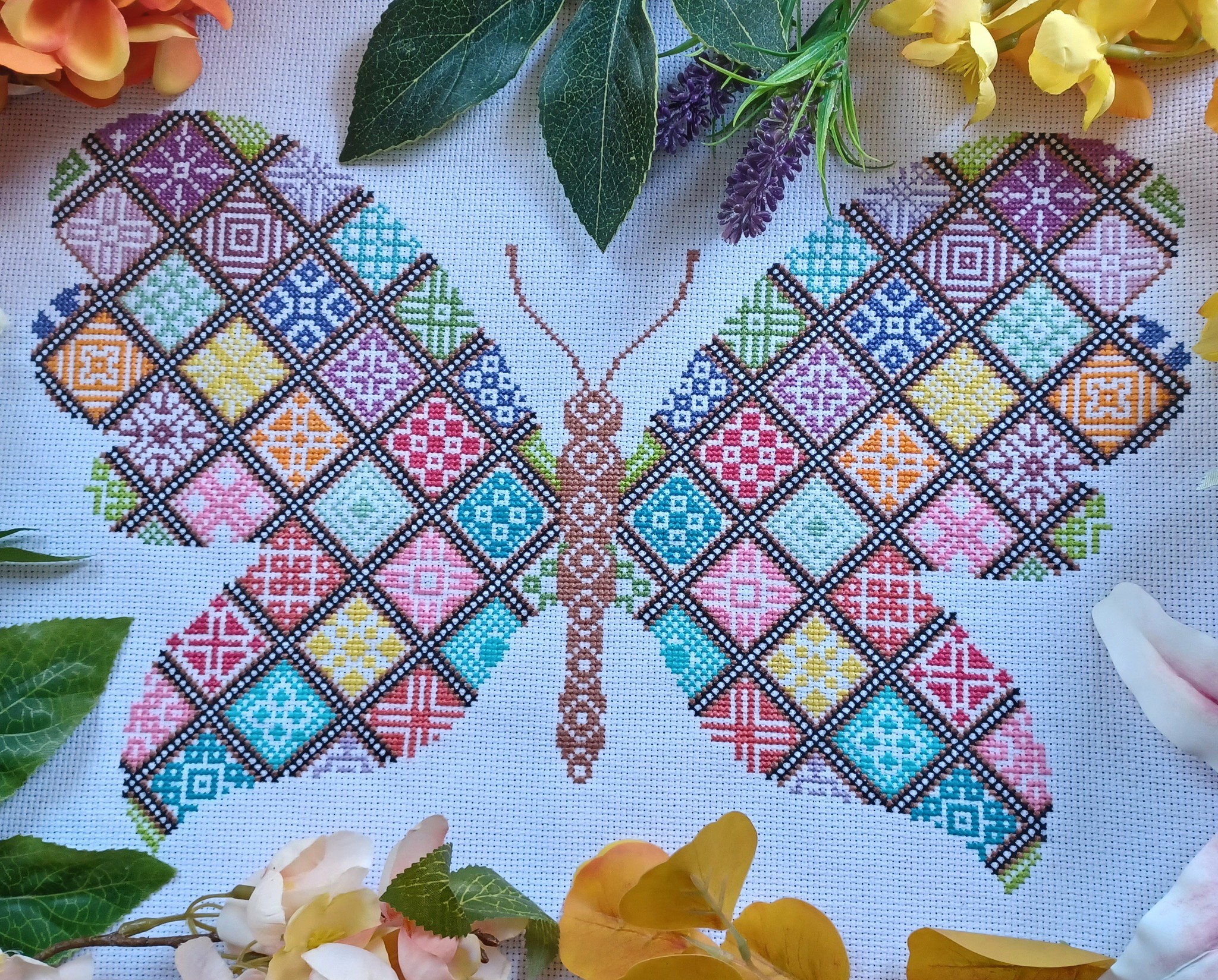 Download and stitch this lovely butterfly pattern from our website