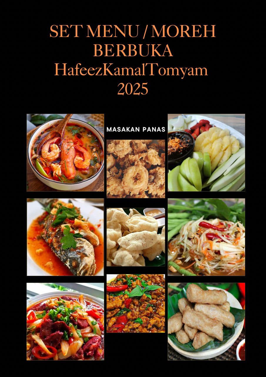Menu Iftar HafeezKamalTomyam 2025 😋... - TaiThaiRestaurantJB | Facebook