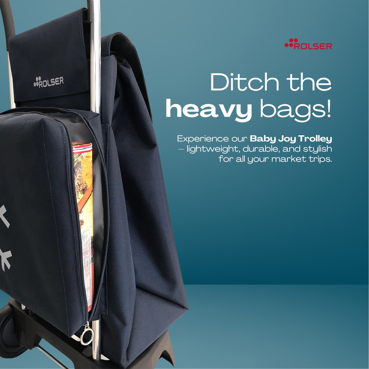 Effortlessly stylish and practical, the Rolser Baby Joy Market 