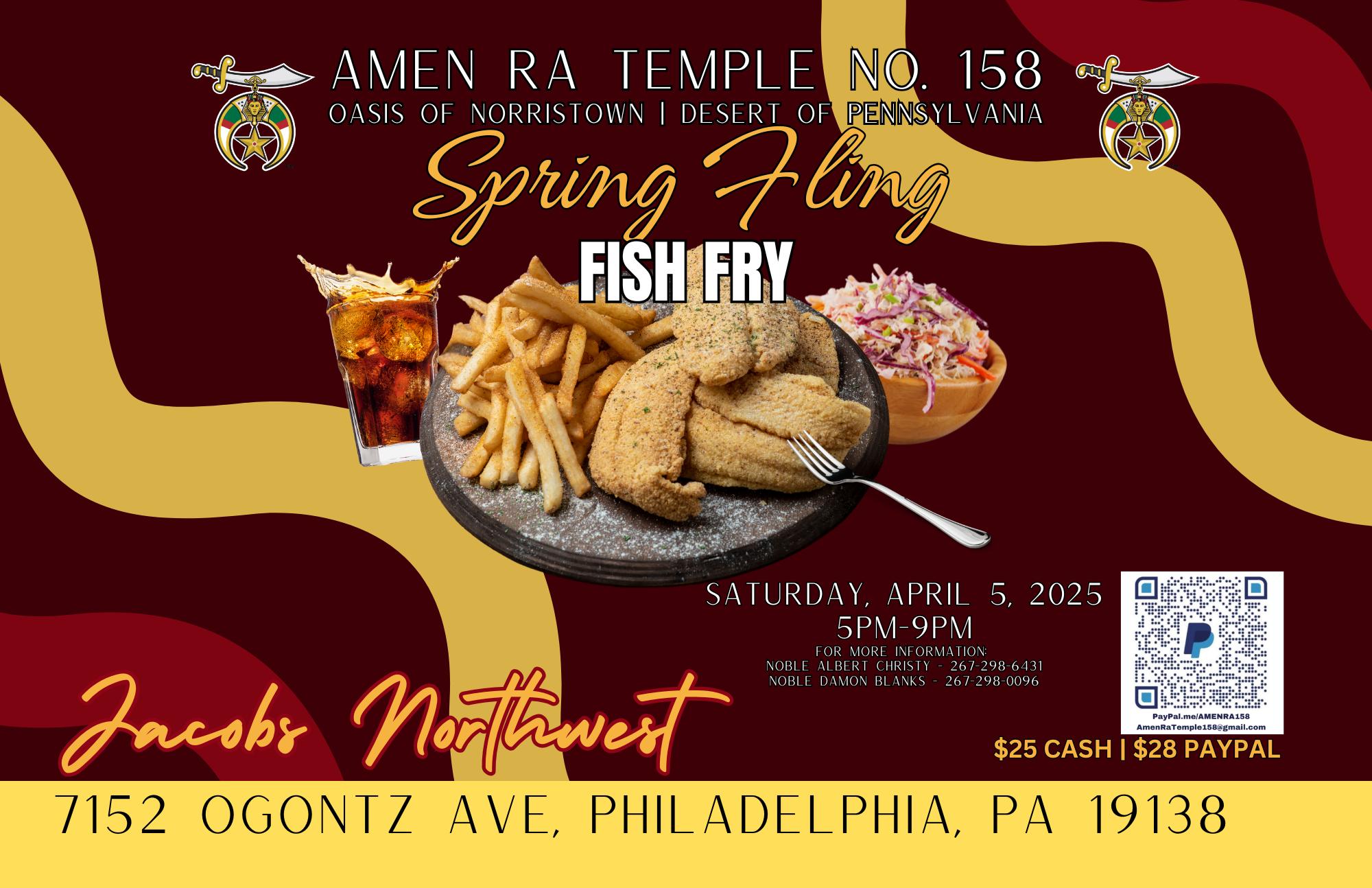 Amen Ra Temple No. 158 Spring Fling Fish Fry