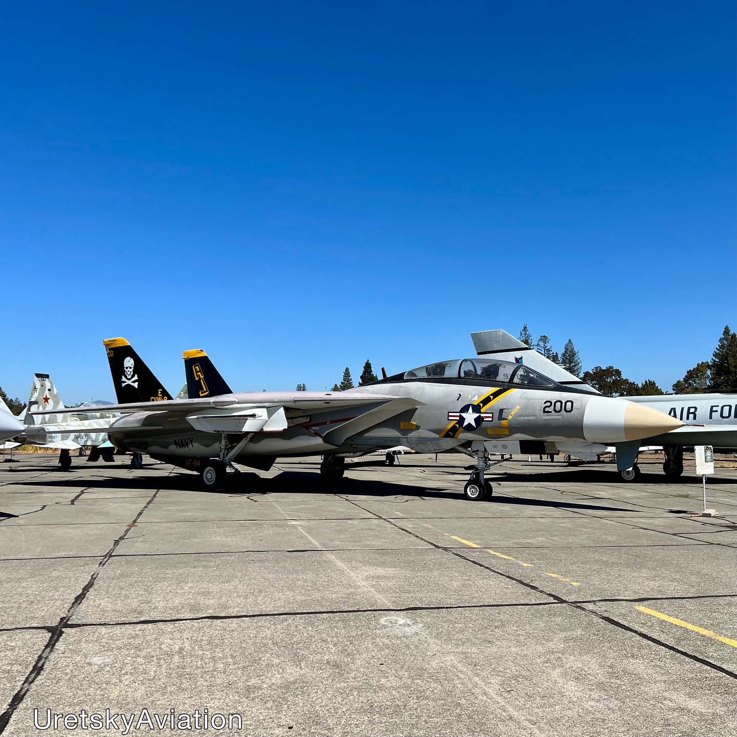F-14 Tomcat on display at the Pacific Coast Air Museum