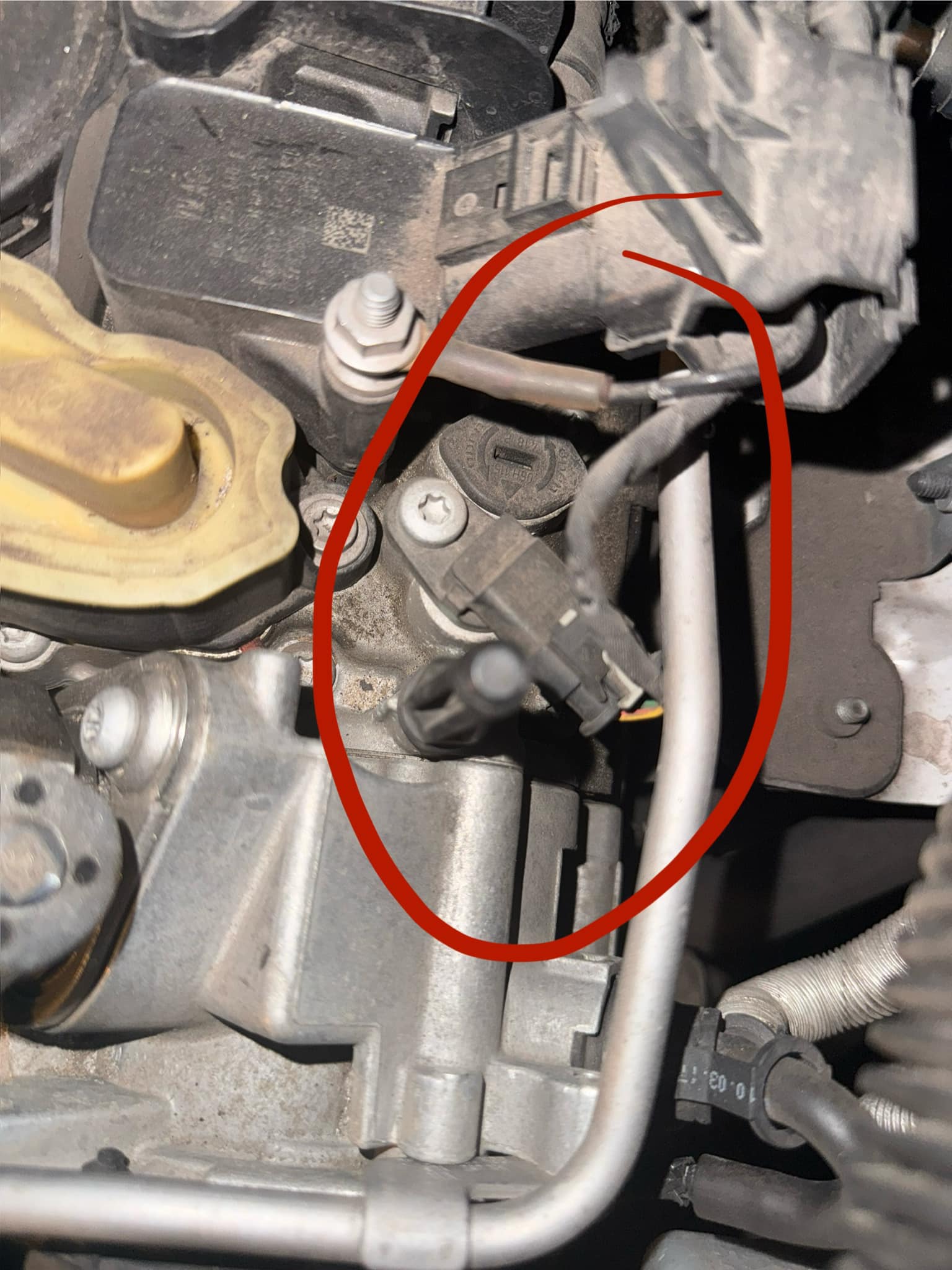 car problems and car advice | Where its the temp senor located in a ...