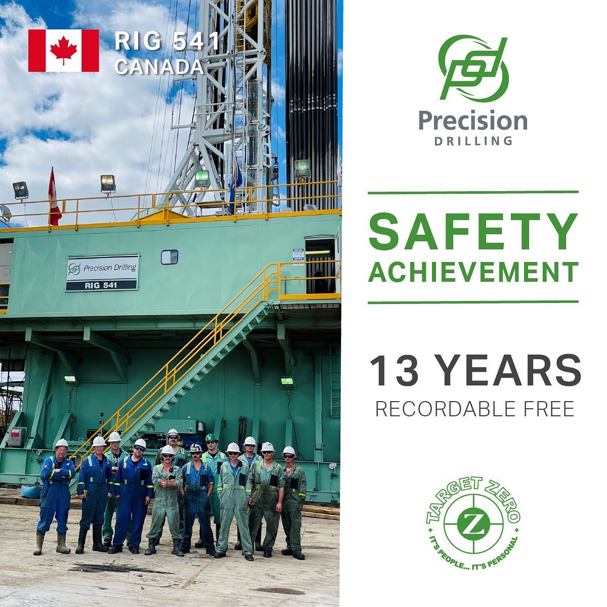 Congratulations to PD 541 Rig... - Precision Drilling | Facebook