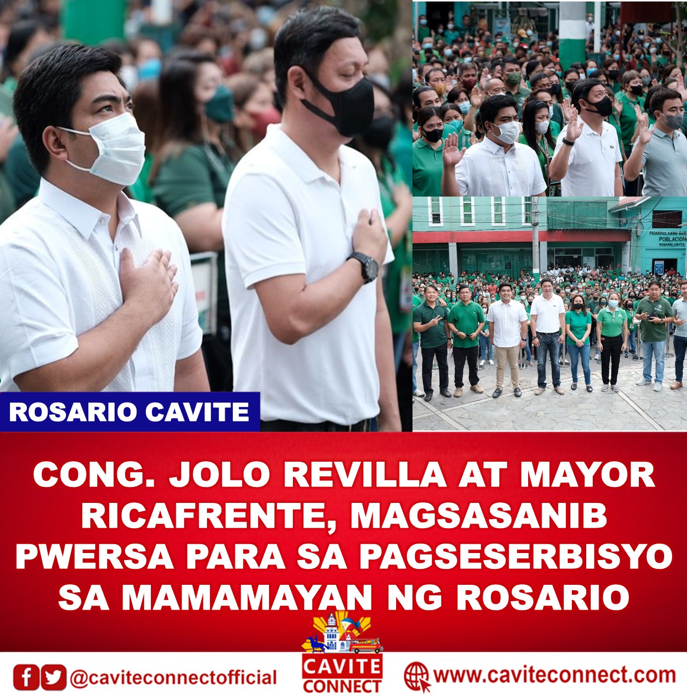 CAVITE CONNECT - CONG. JOLO REVILLA AT MAYOR RICAFRENTE, MAGSASANIB ...
