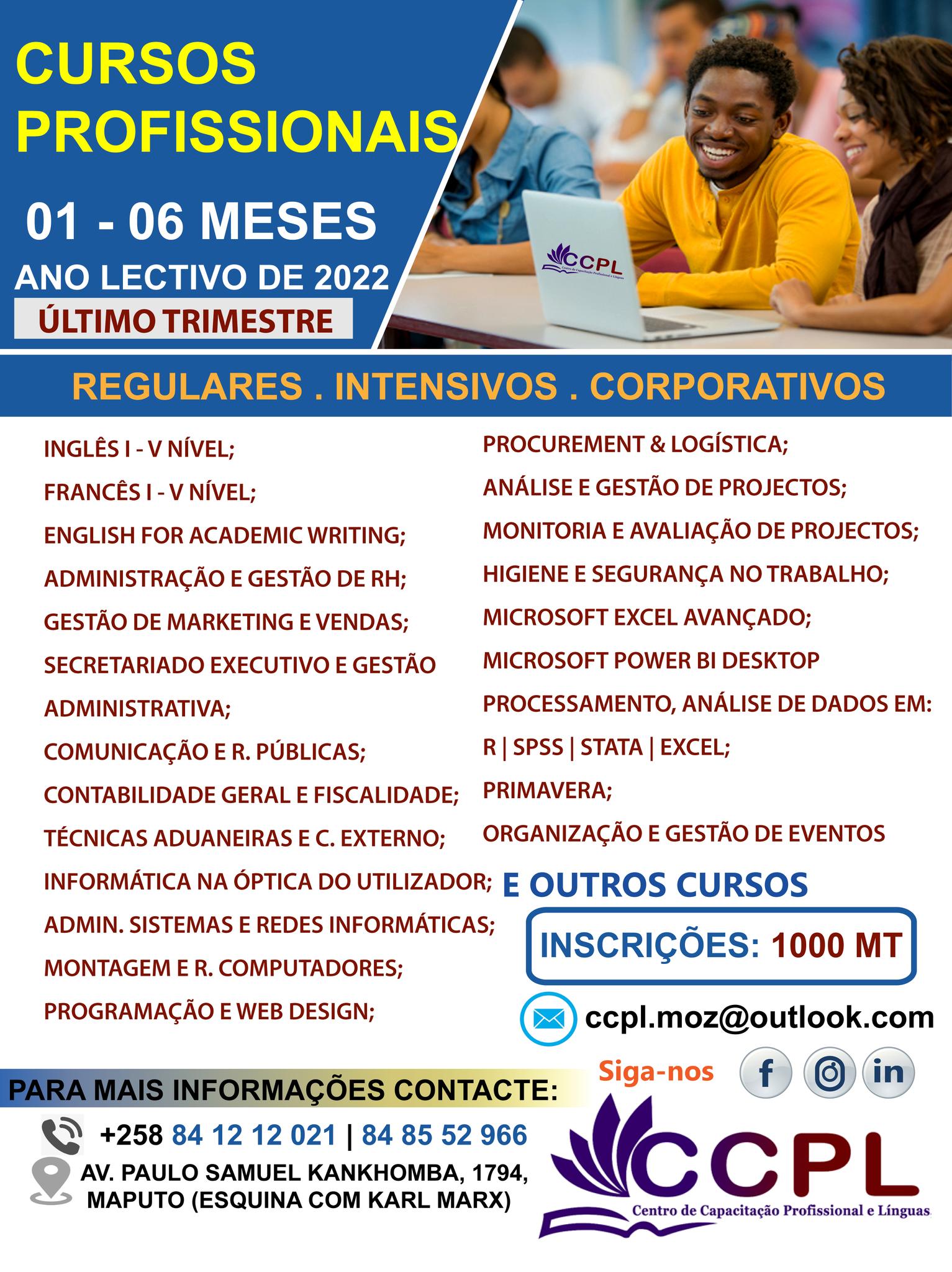 CCPL - Centro de Capacitação Profissional e Línguas, Lda