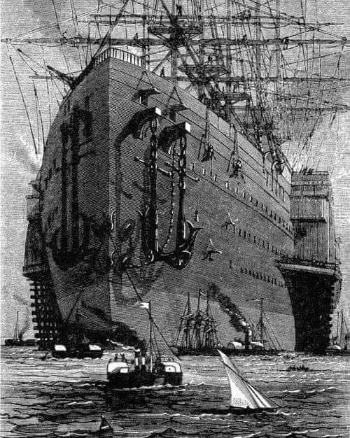 History Hideout - The SS Great Eastern, a colossal iron steamship ...