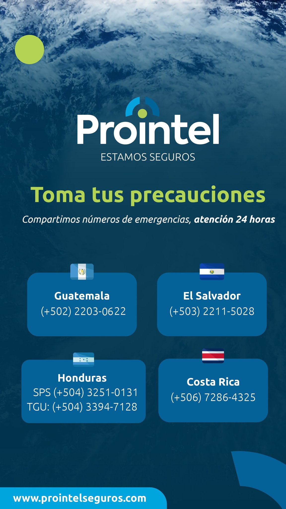 Prointel - Estamos en alerta🚨, Te compartimos los números de ...
